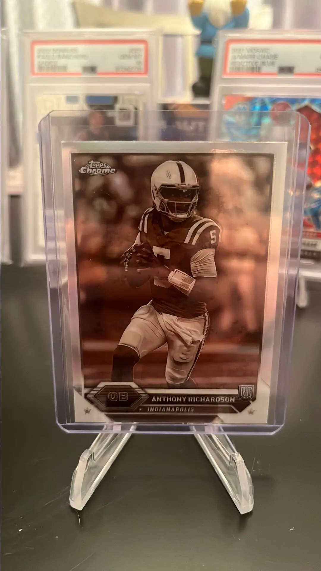 Product image for 2023 Topps Chrome Anthony Richardson Sepia Refractor