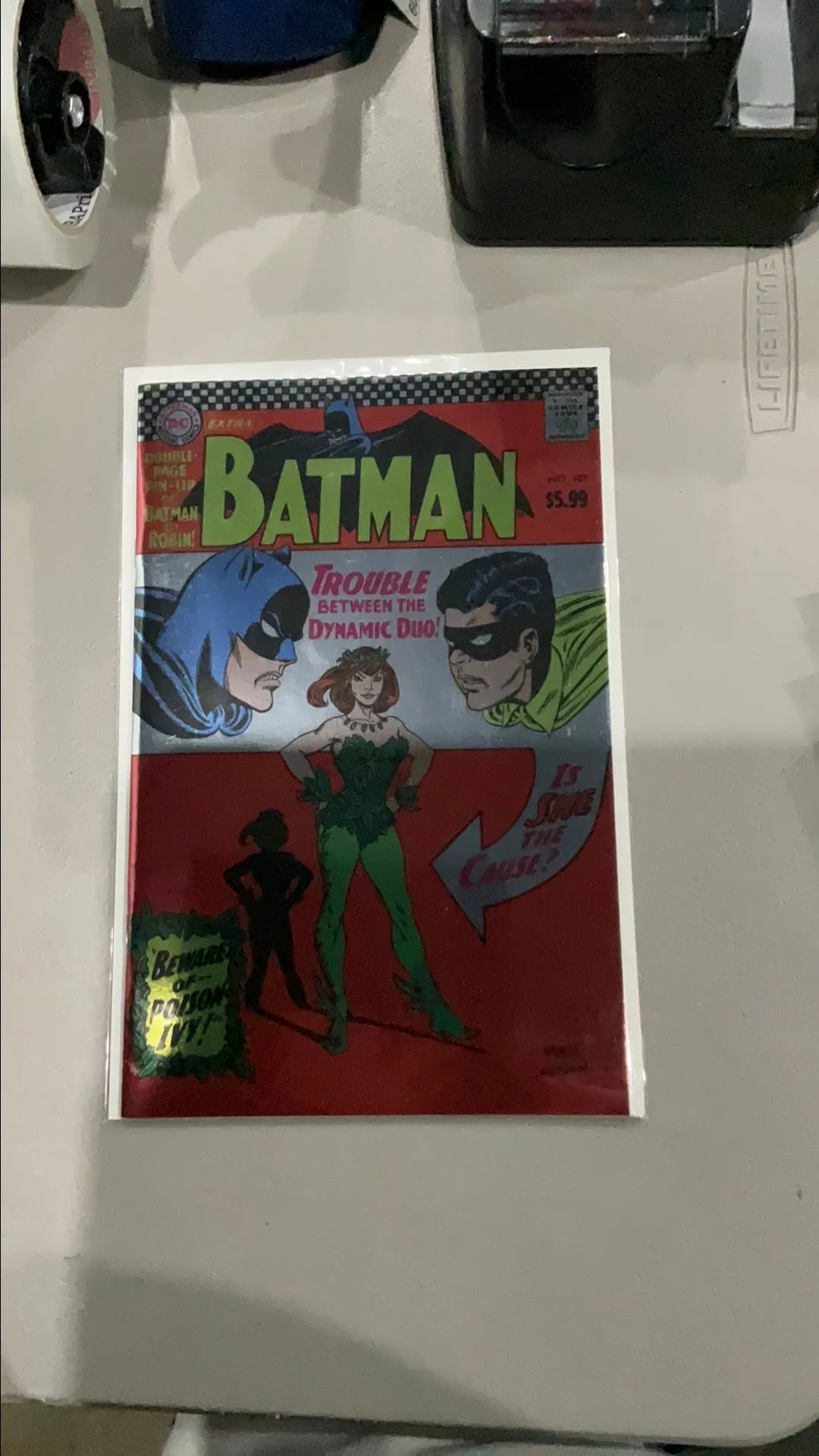 Product image for Batman #181 Facsimile Foil Variant Robin Poison Ivy DC