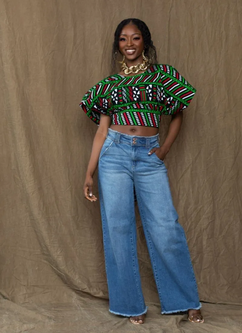 Product image for Aichatou Art Gallery Crop Top - L