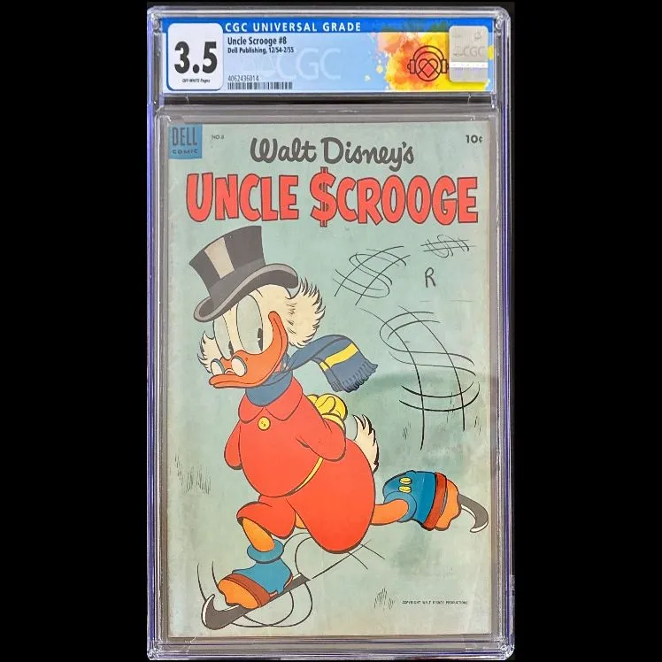 Product image for Uncle Scrooge 8  CGC 3.5 1955