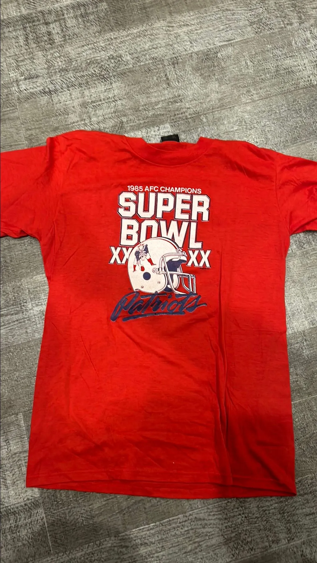 Product image for 1985 New England Patriots Super Bowl