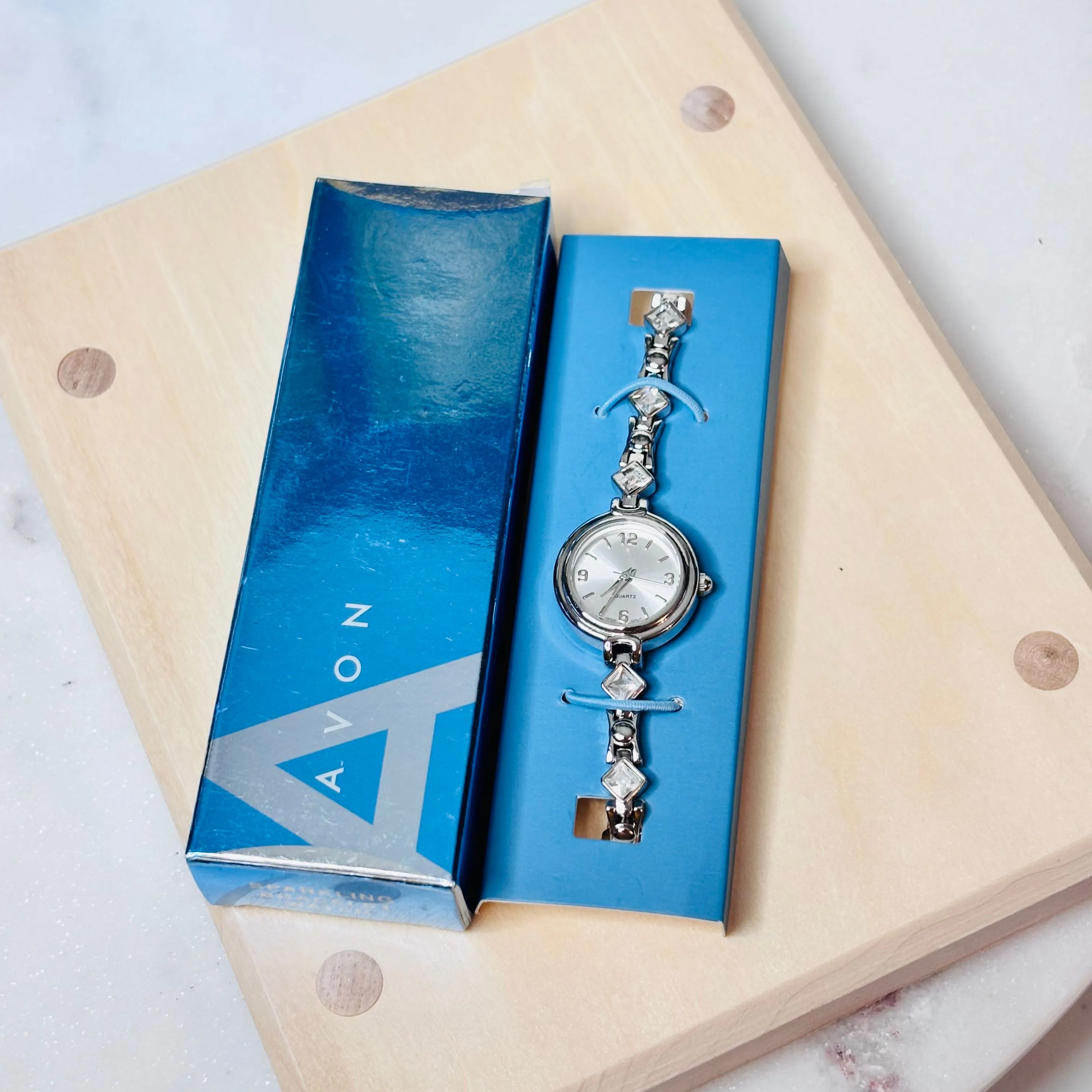Product image for AVON WATCH #7 silver-tone sparkling