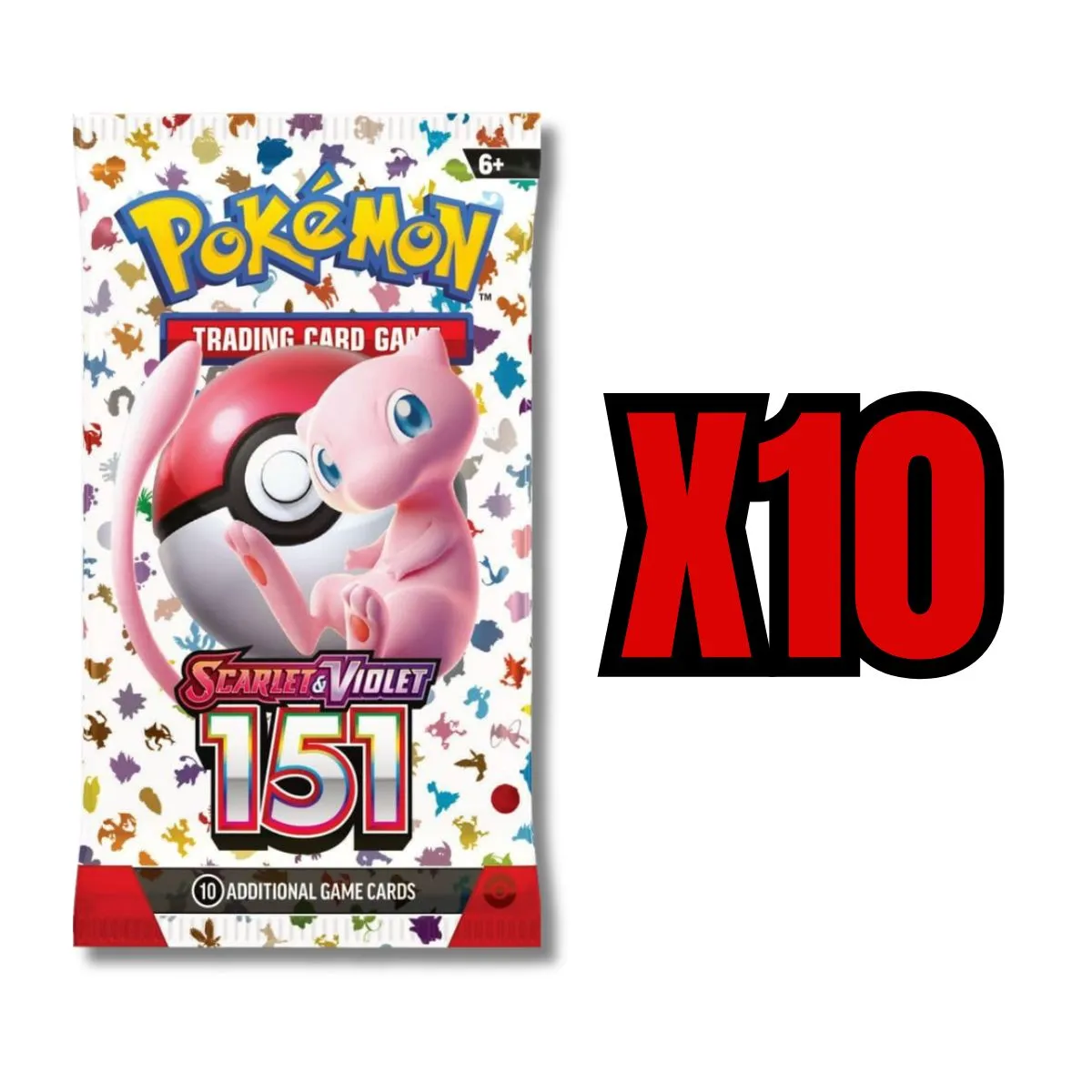 Product image for 10X English 151 Booster Packs