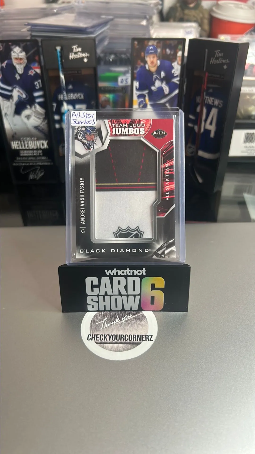 Product image for ALL STAR TEAM LOGO JUMBOS ANDREI VASILEVSKIY BLACK DIAMOND