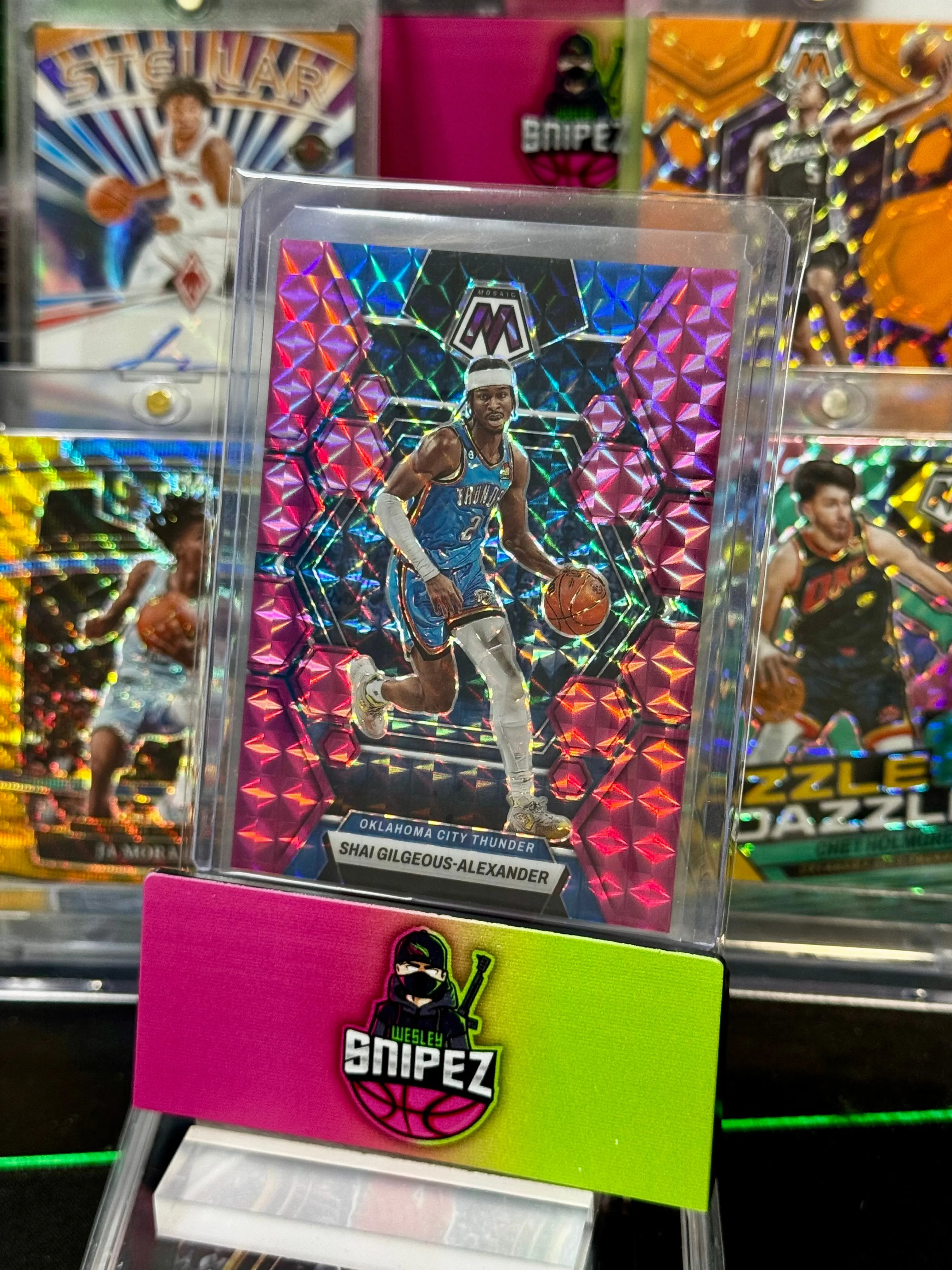 Product image for 2023-24 Mosaic Shai Gilgeous Alexander Pink /149