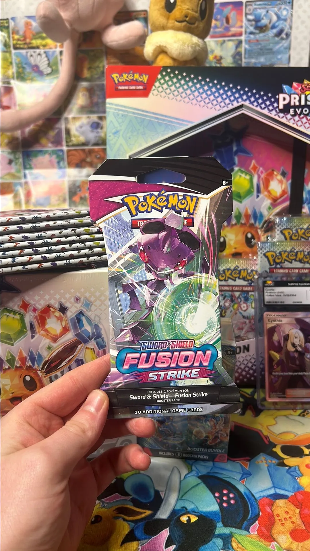 pokemon fusion strike sleeved booster pack Fusion Strike Sleeved Booster Case main image 1