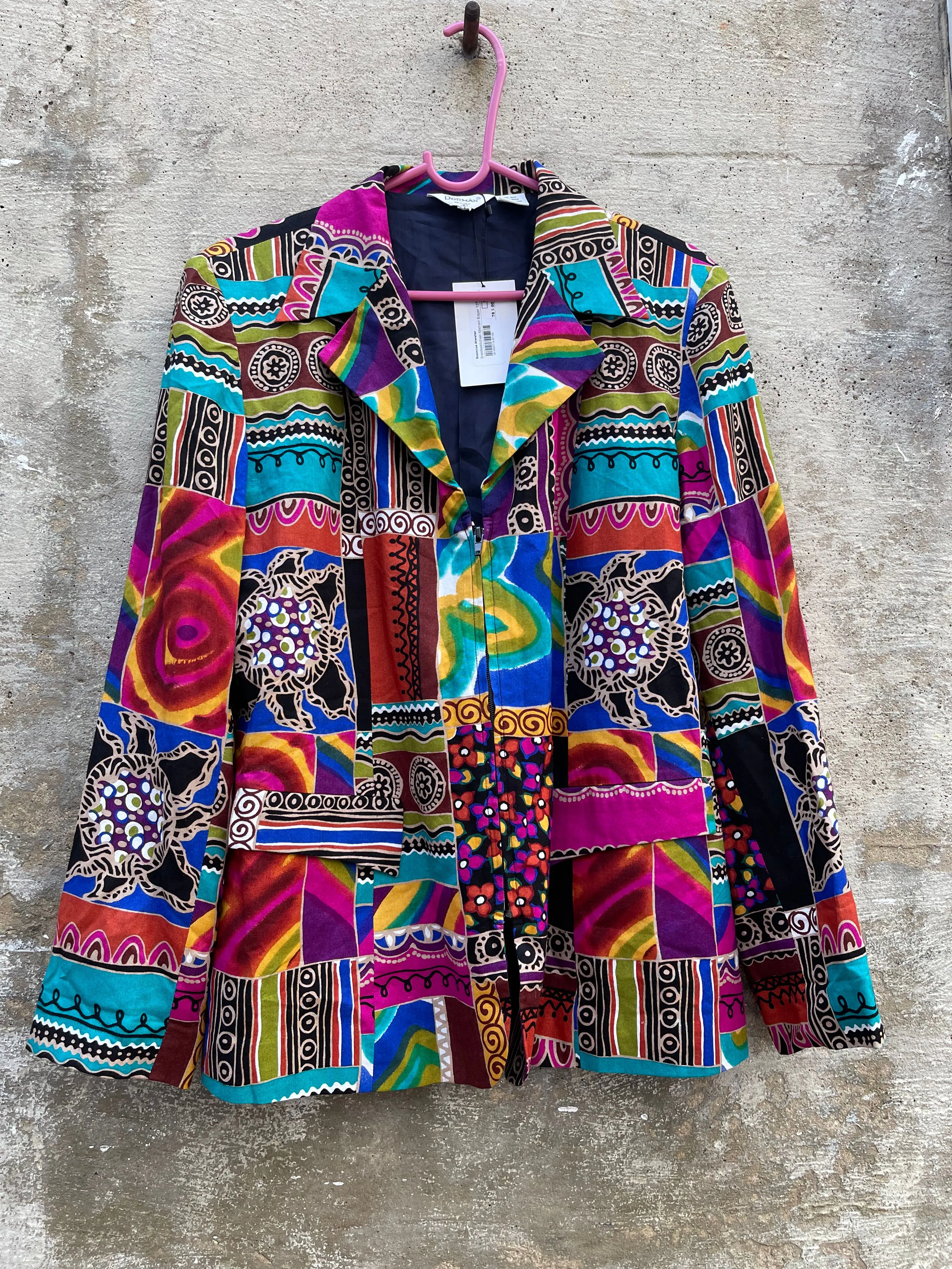 Product image for Abstract Colorful Jacket Top