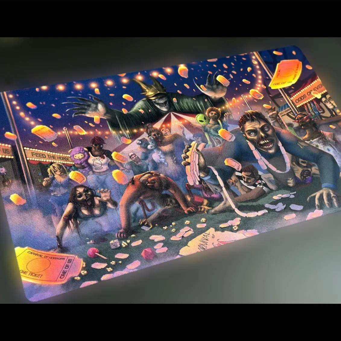 Product image for (M.B.12) Signed Carnival of Horrors Playmat