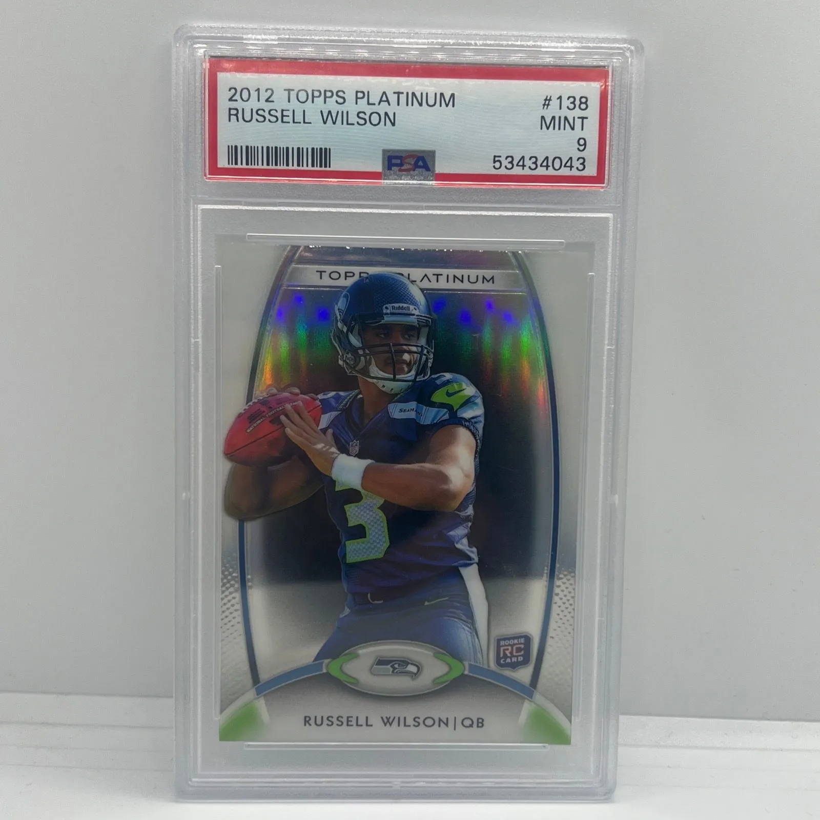 Product image for 2012 Topps Platinum - Russell Wilson #138 PSA 9 MINT