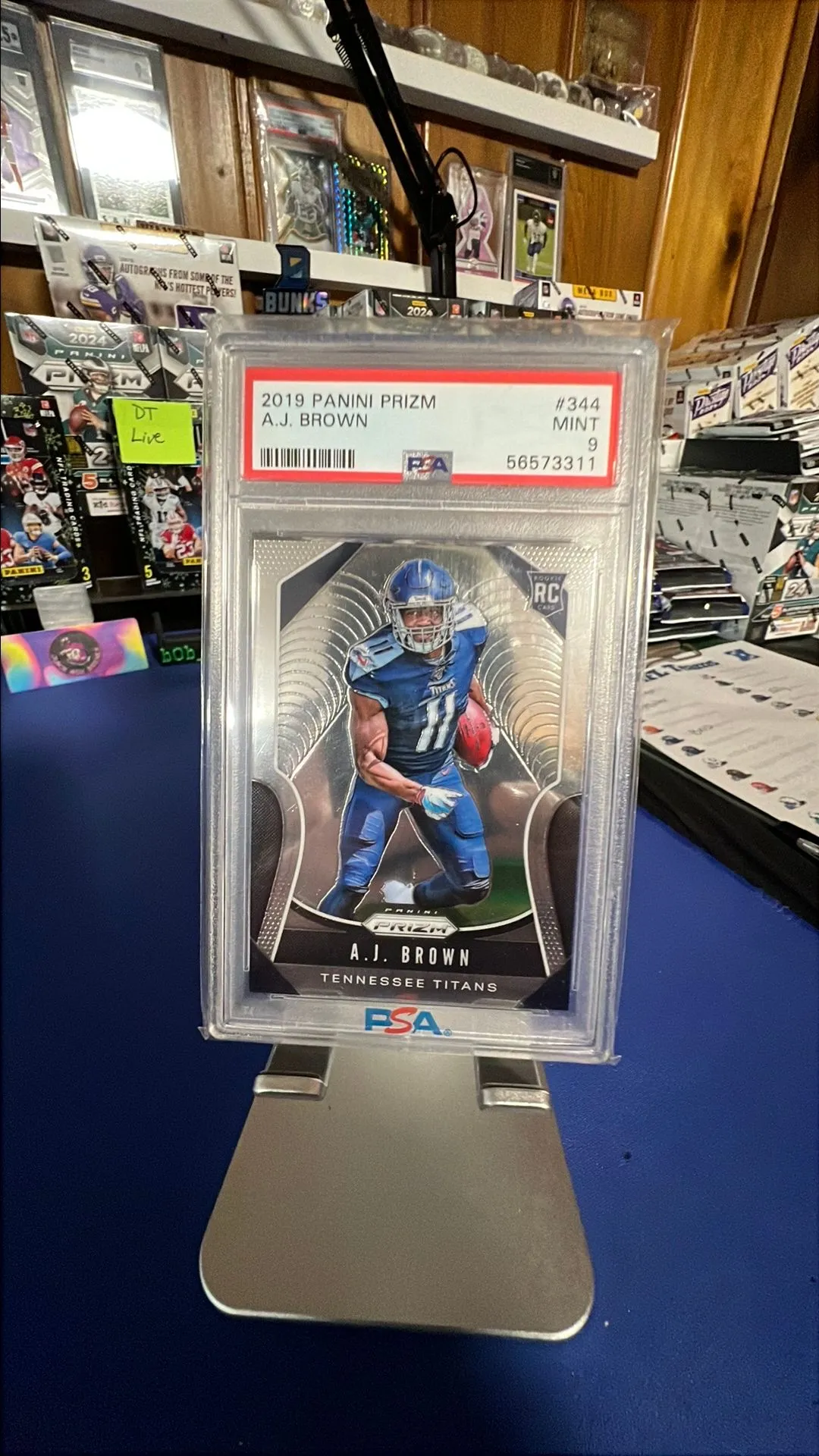 Product image for 2019 Prizm AJ Brown PSA 9