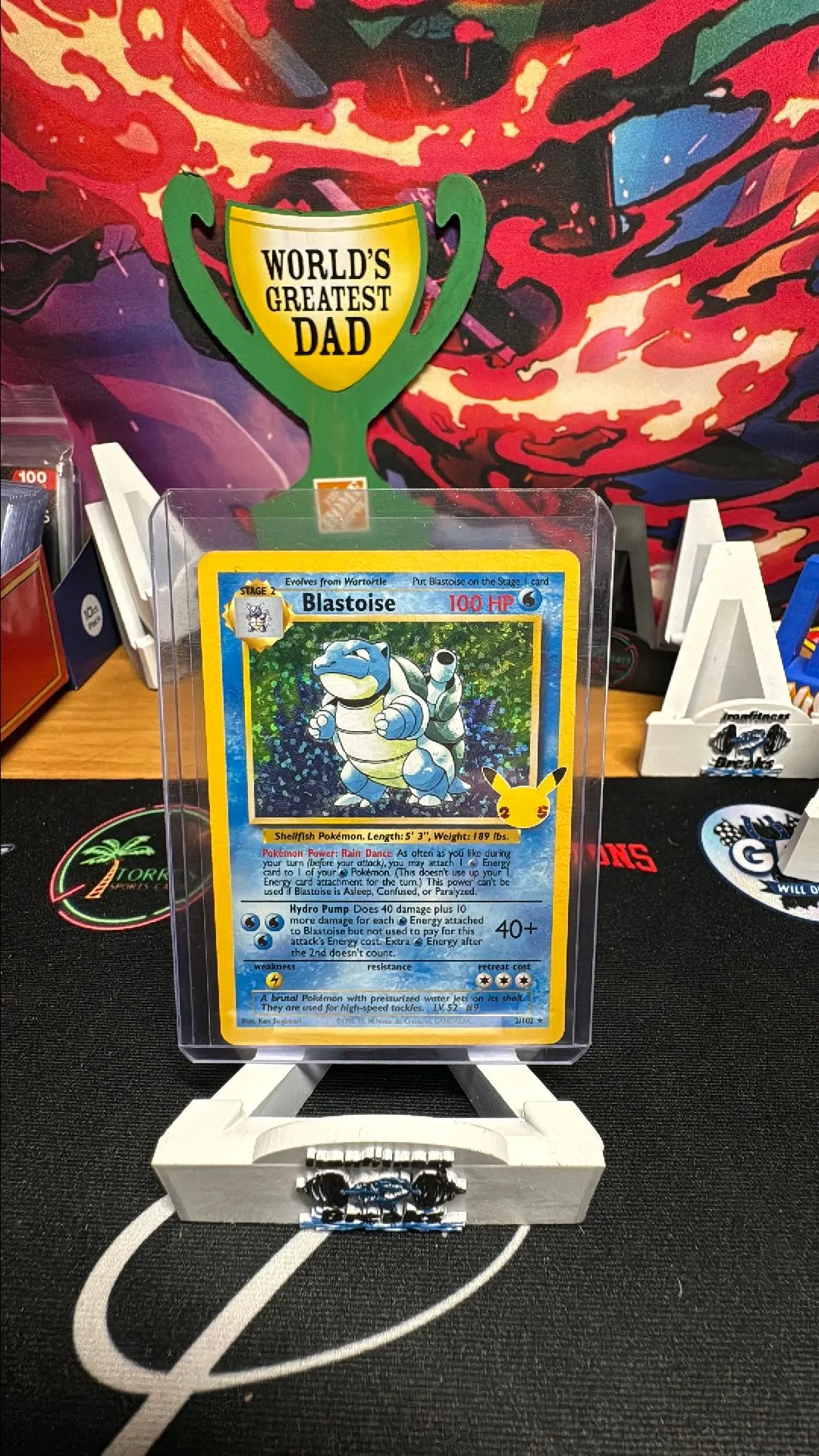 Product image for Pokémon TCG Blastoise Celebrations: Classic Collection 2/102 Holo Holo Rare