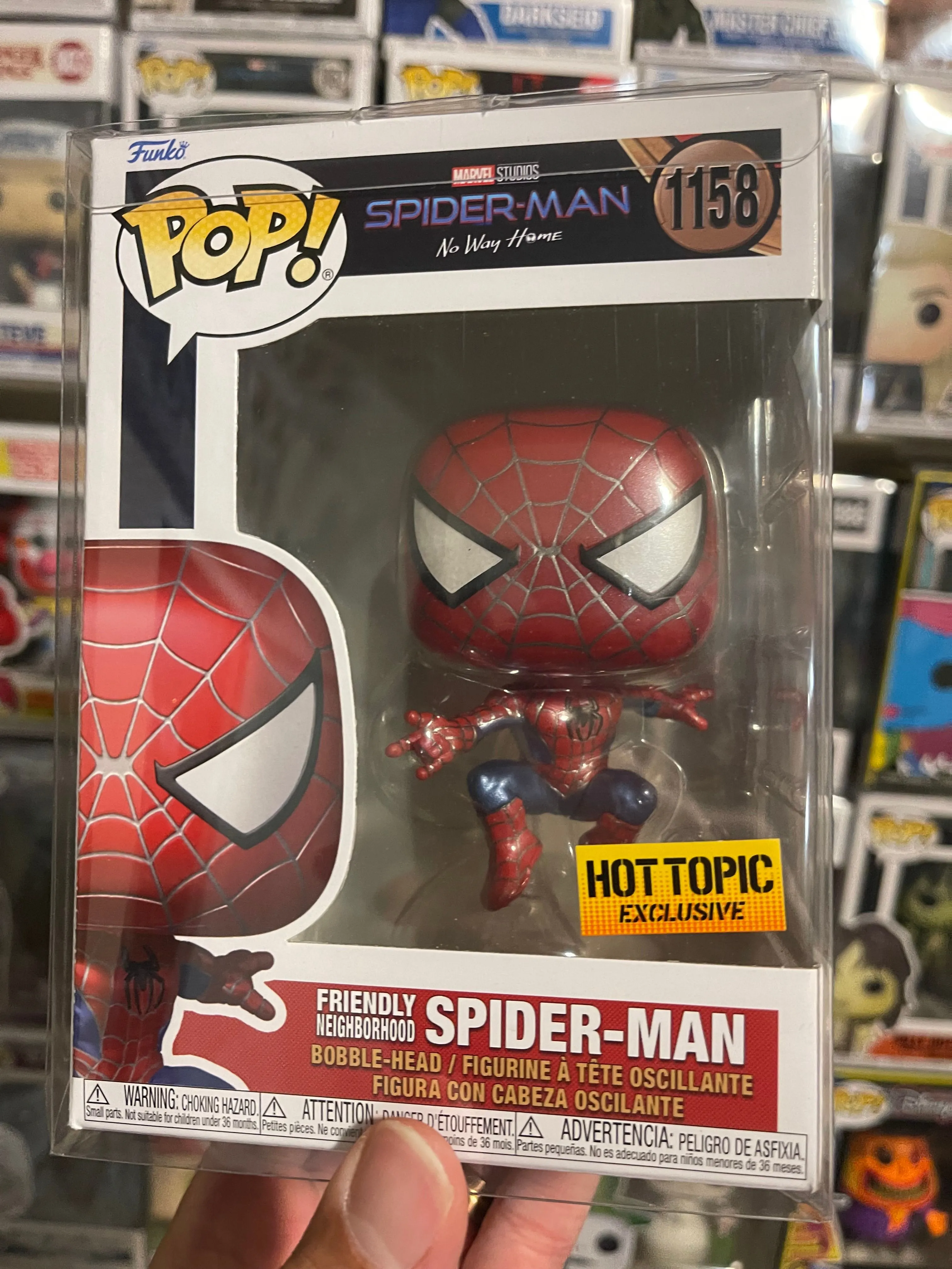 Product image for Friendly Neighborhood Spider-Man (Metallic)