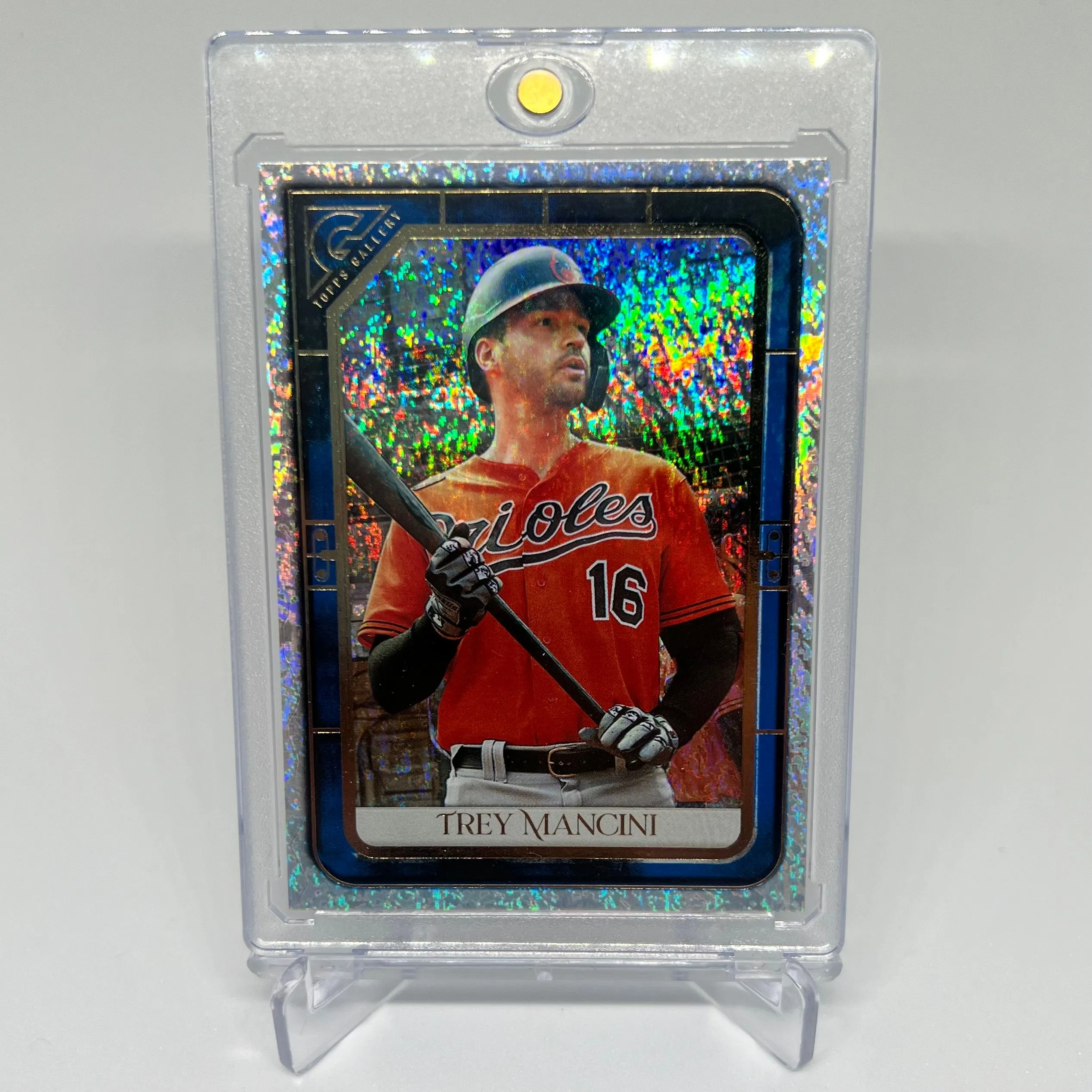 Product image for Trey Mancini 2021 Topps Gallery Blue Pattern /50
