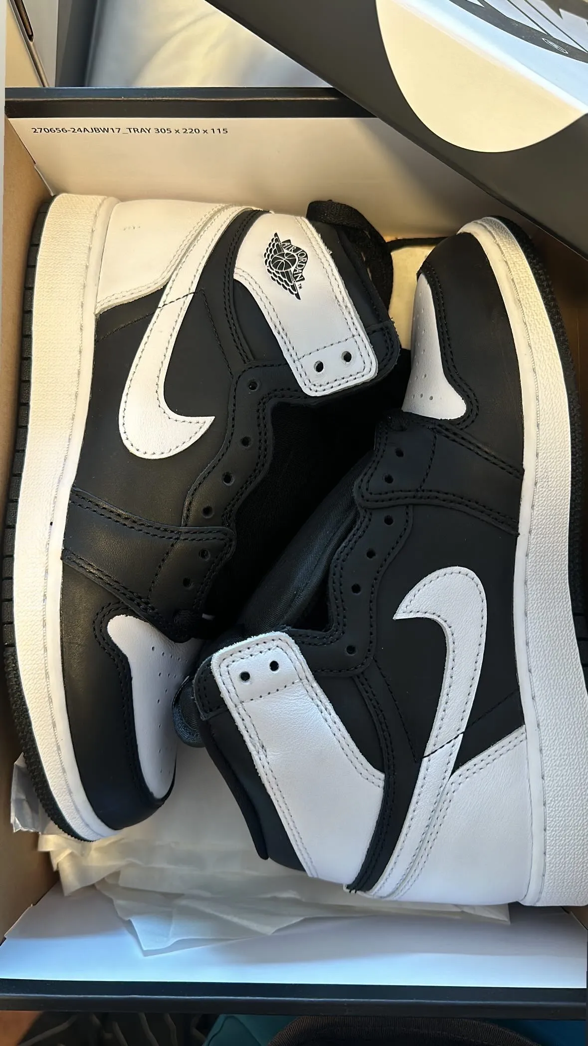Product image for Air Jordan 1 High Black White 7Y