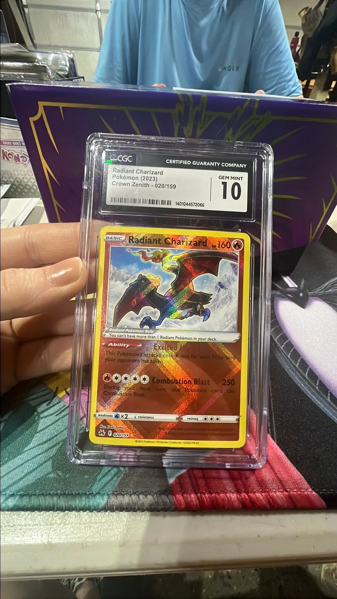 Product image for Radiant Charizard CGC 10