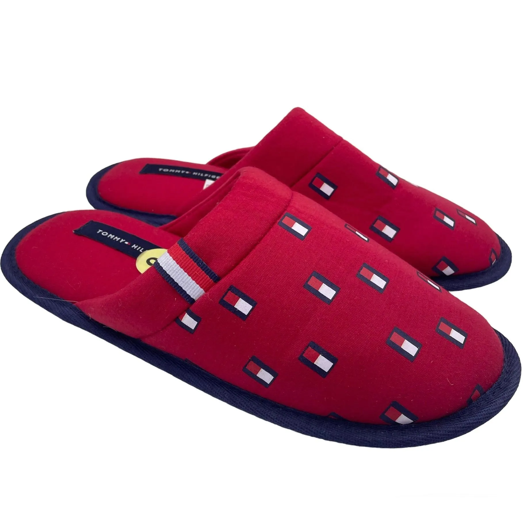 Product image for Tommy Hilfiger mens comfy slip on slippers Size 9