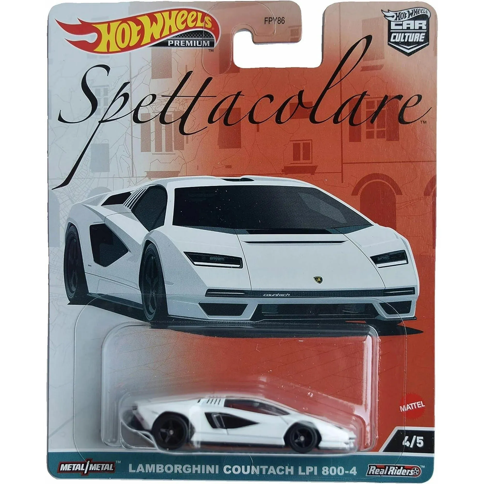 Product image for Hot Wheels Premium Car Culture Spettacolare Lamborghini Countach LPI 800-4