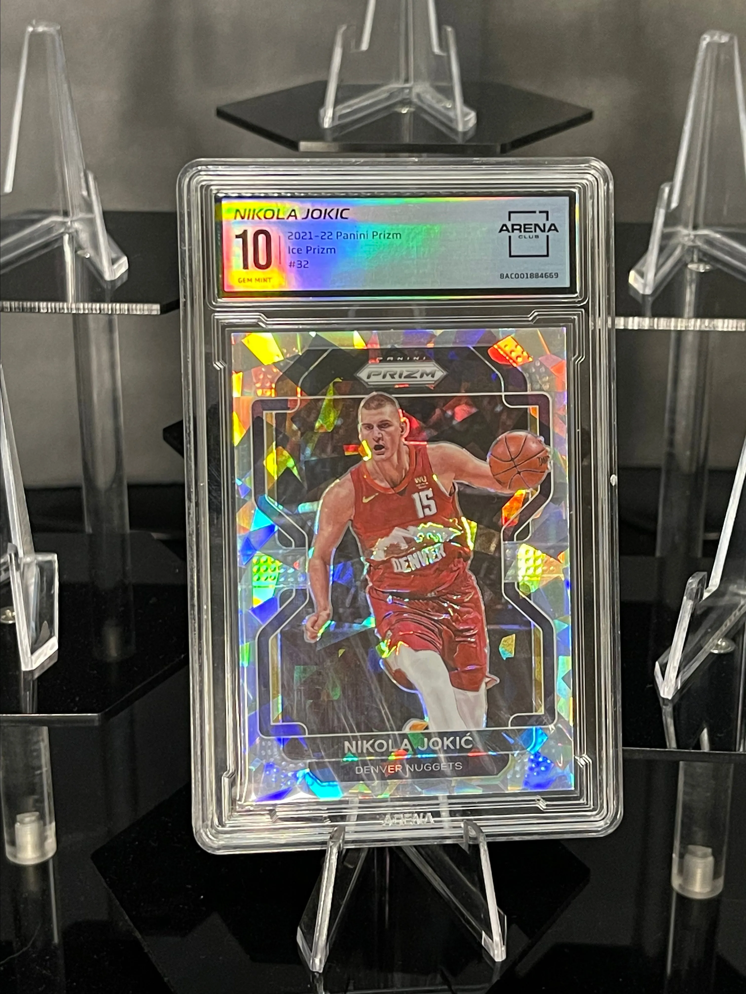 Product image for 2021-22 Panini Prizm Nikola Jokic Ice Prizm