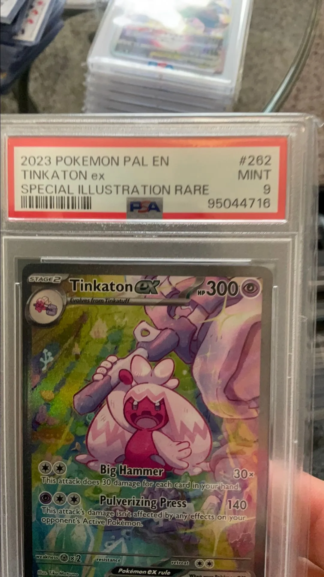 tinkaton pokemon card price Tinkaton EX (262/193) – PokeGuard main image 0