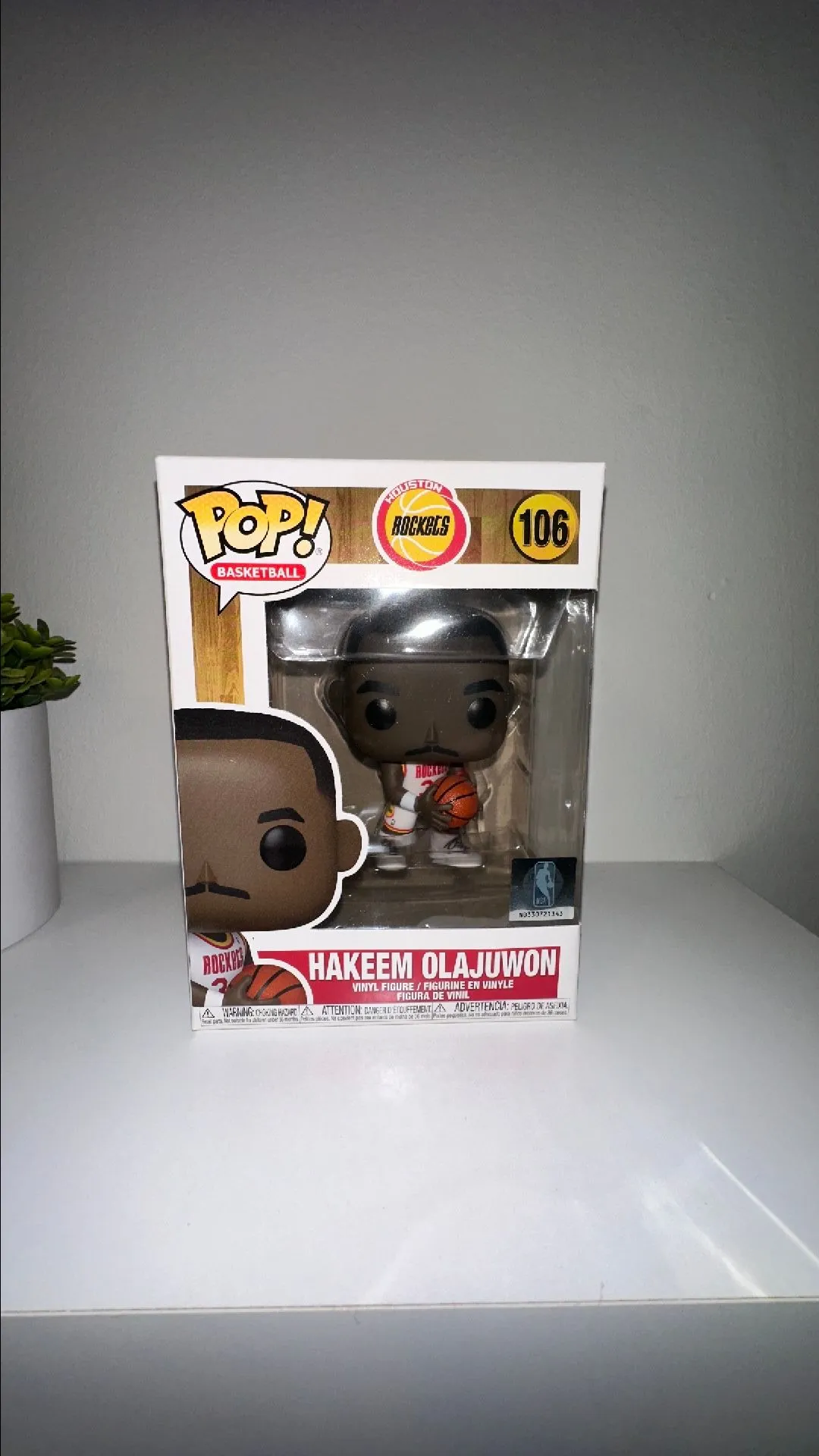 Product image for Hakeem Olajuwon Houston Rockets Funko Pop