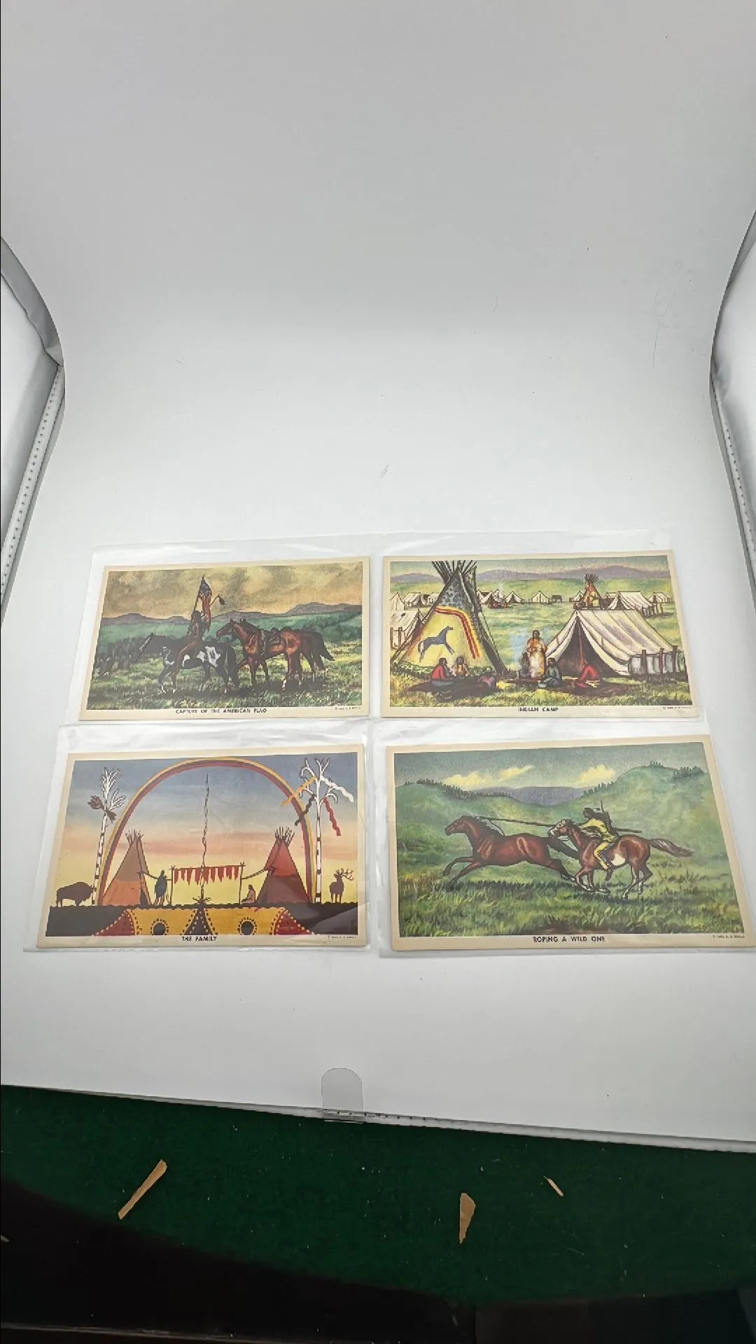 Product image for Lot of 4 Native American post cards