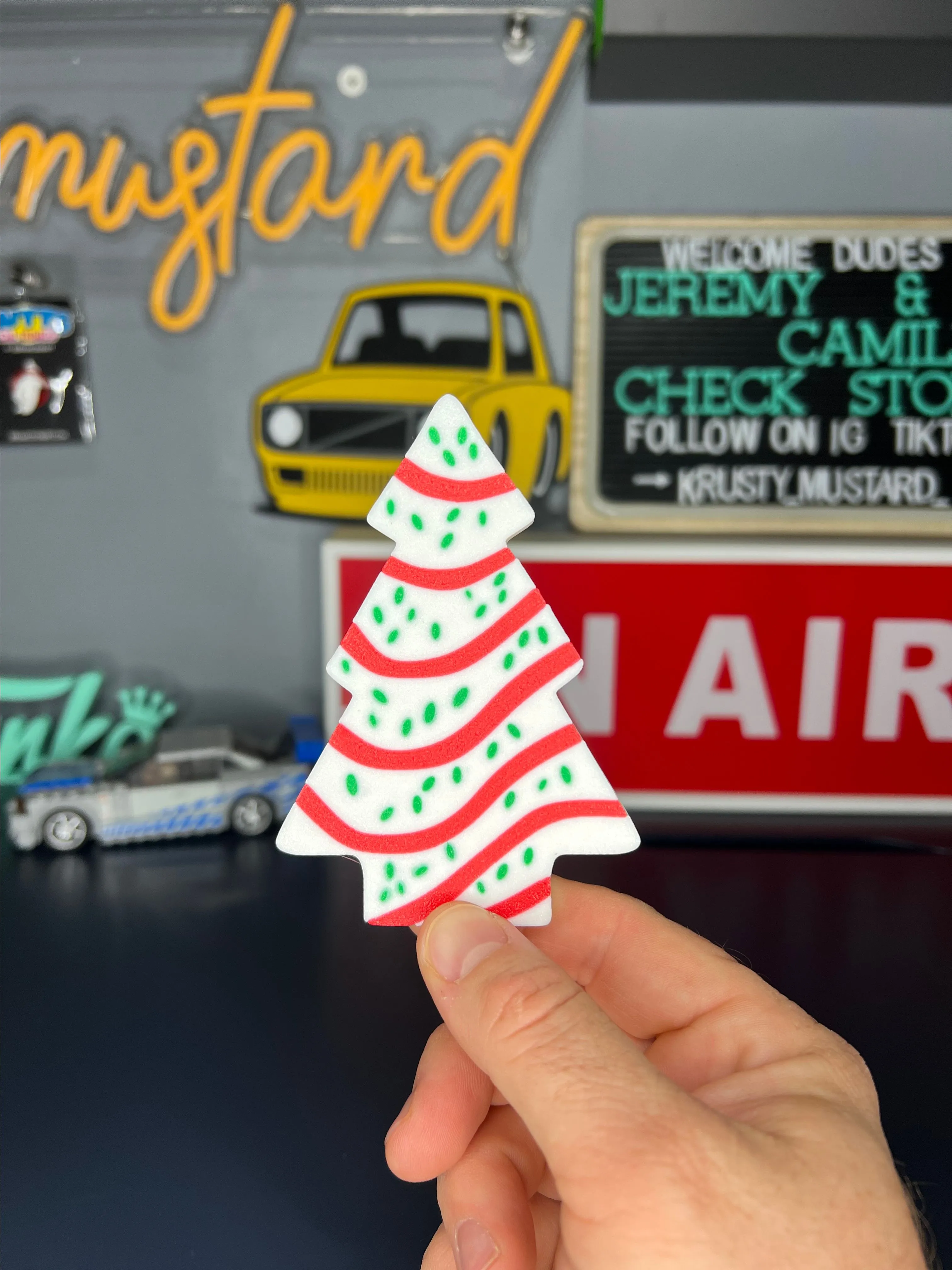 Product image for Little Debbie Snack Cake Christmas Tree Magnet