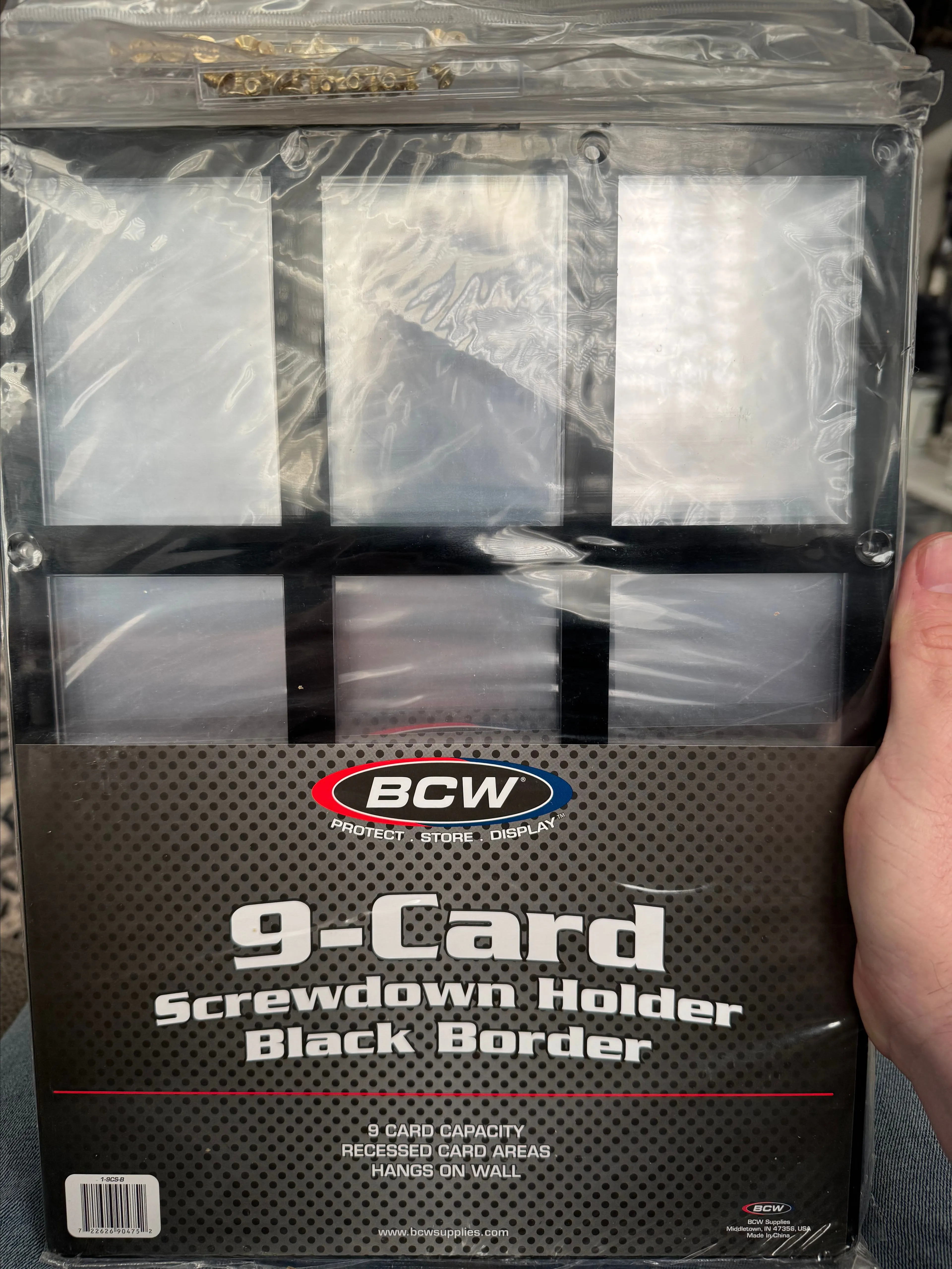 Product image for 9 metal card display