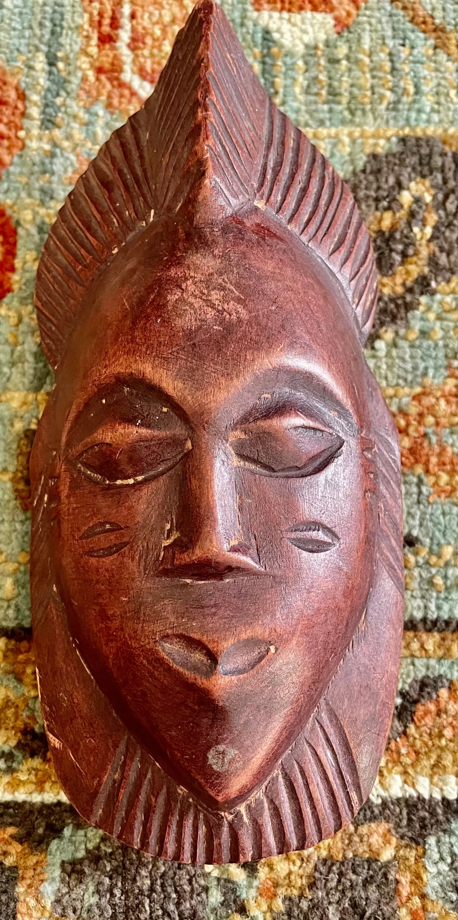 Product image for VTG Hand-Carved Wood Mask, Africa
