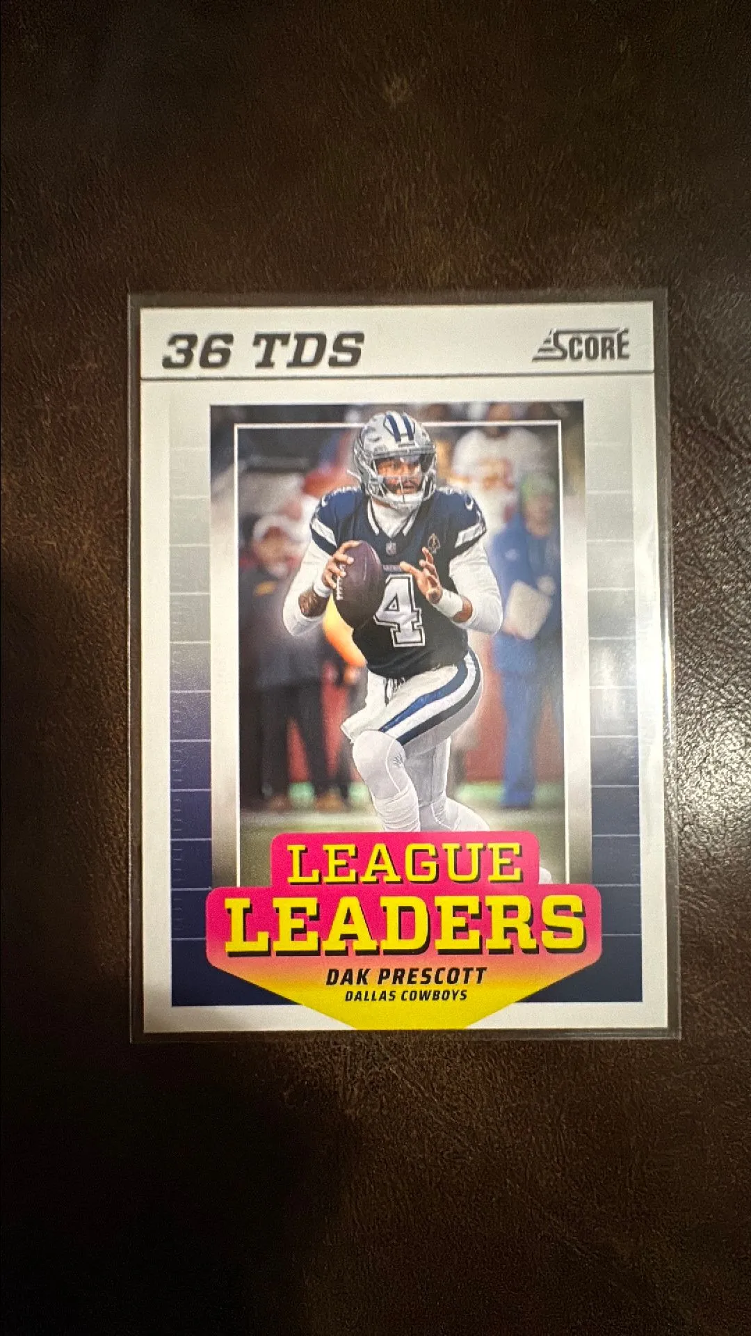 Product image for 2024 Score - Dak Prescott - League Leaders 36 TDs