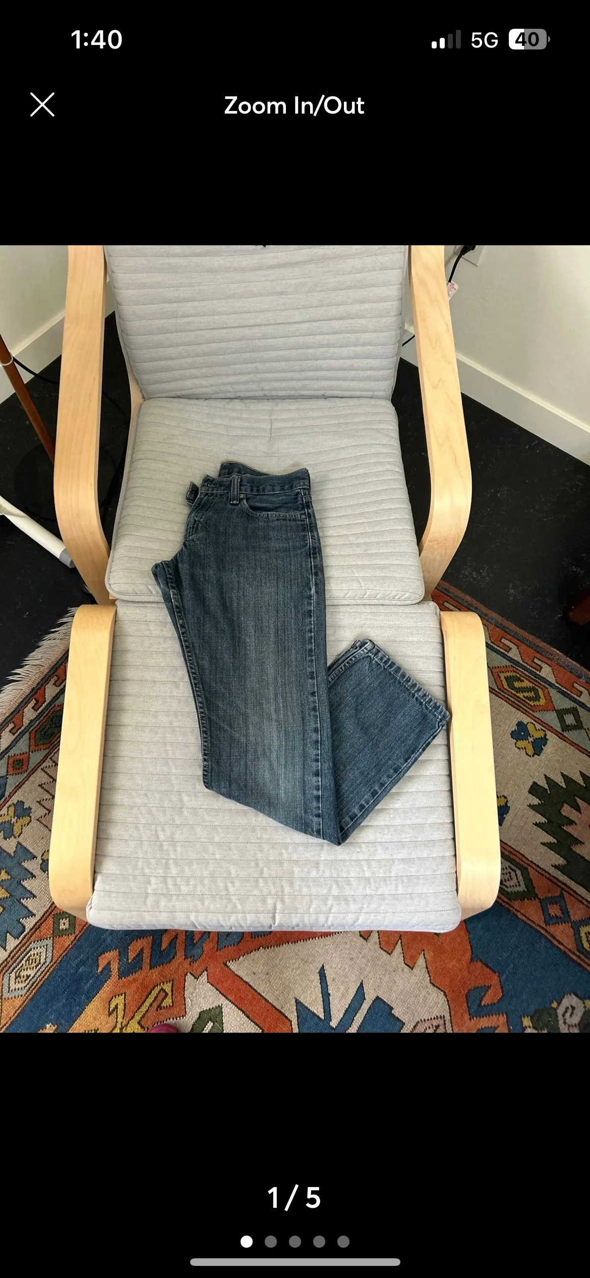 Product image for LEVI'S 514 Slim Straight Blue Medium Women Denim Jeans 29"x30”