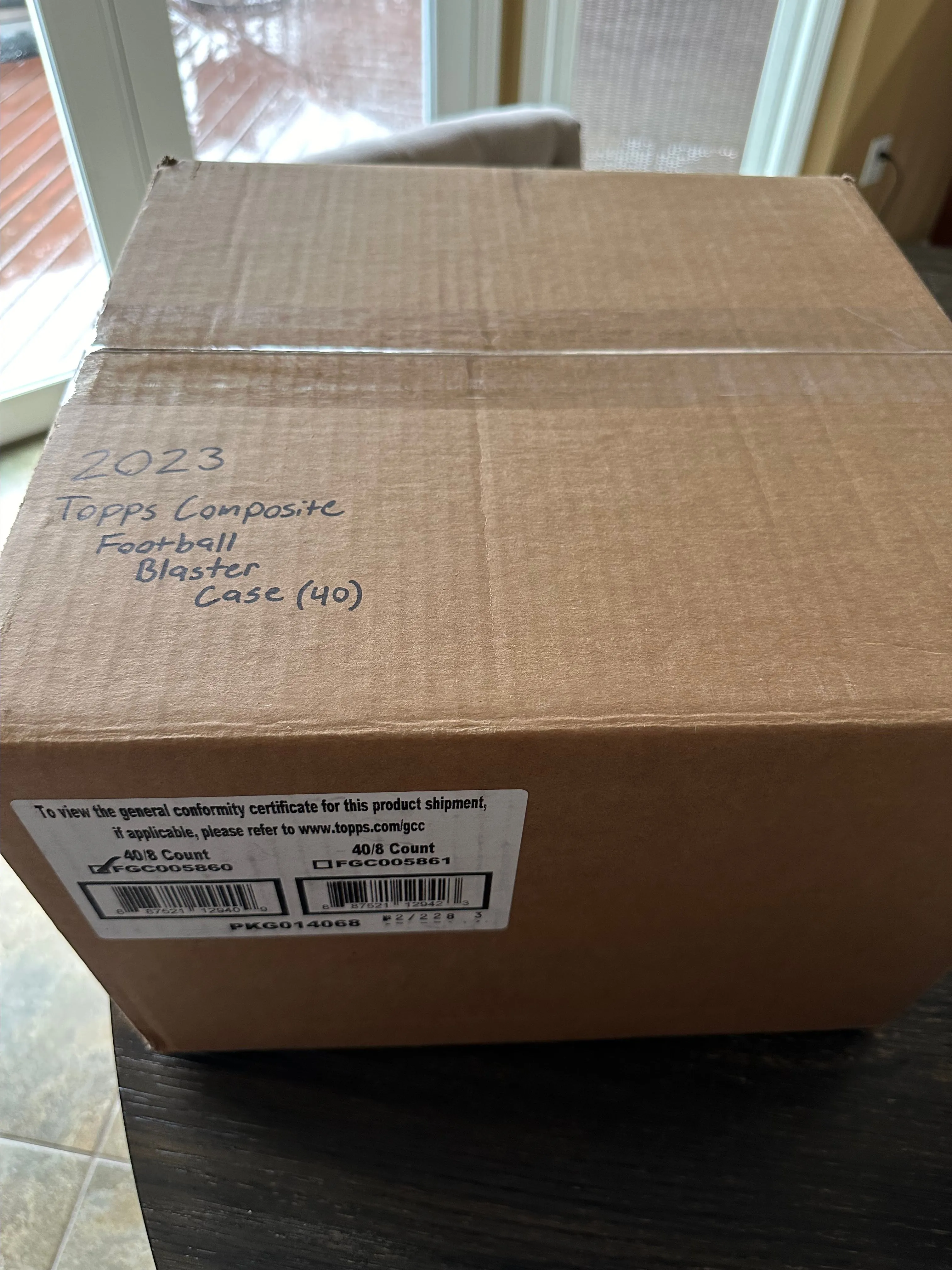Product image for 2023 Topps Composite Football sealed blaster box case  (SHIPPED) 40 total boxes