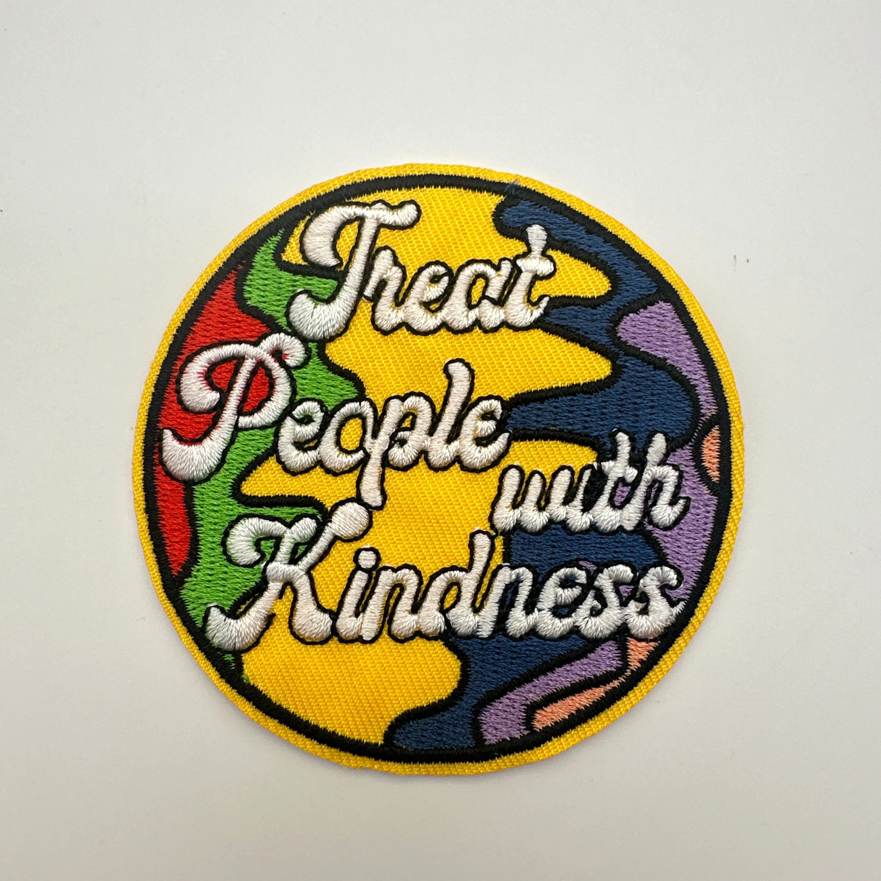 Product image for 19. Treat People with Kindness Multicolor Patch