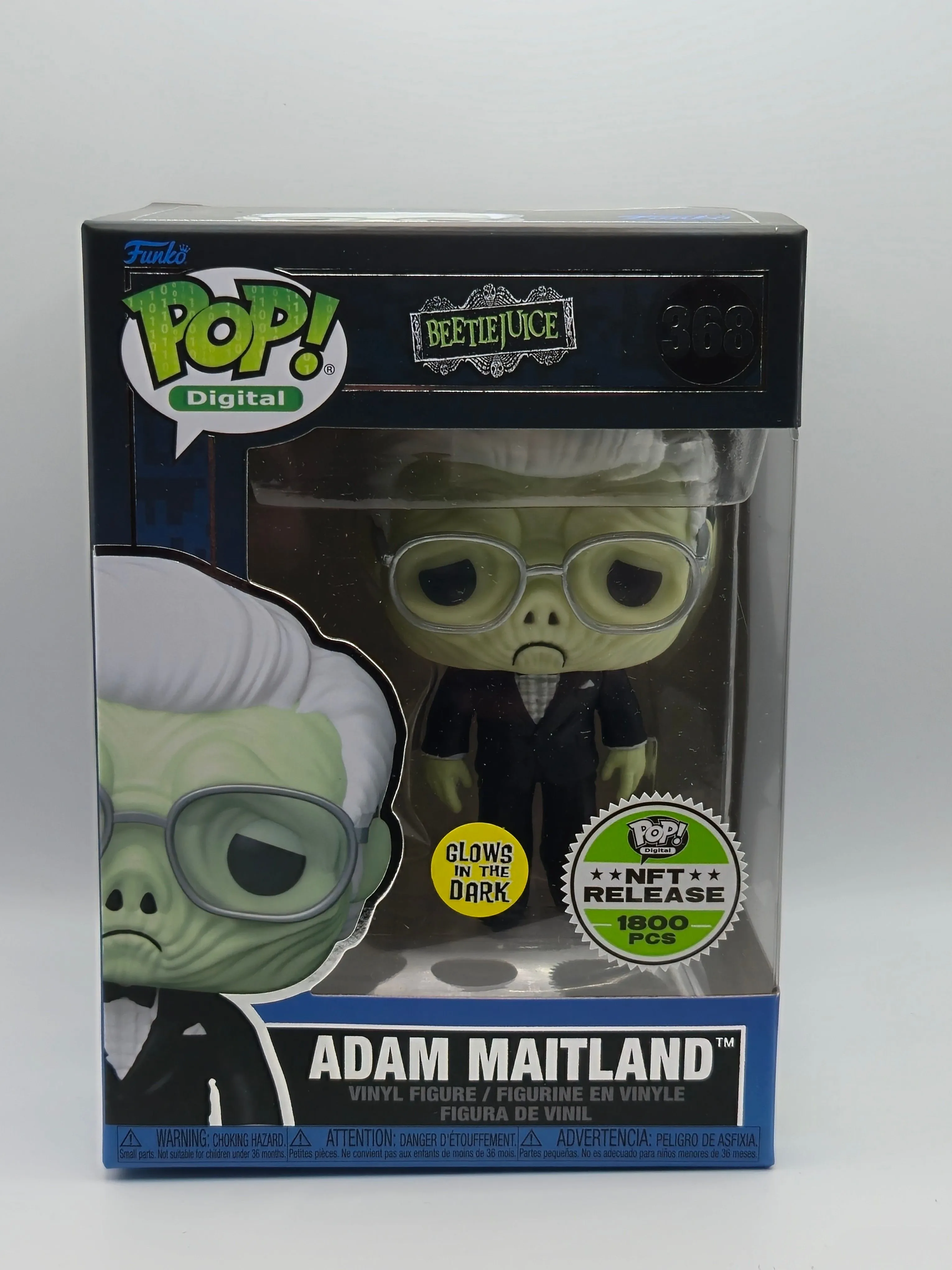 Product image for Funko Pop! Vinyl: Beetlejuice - Adam Maitland (Digital Pop! Release) (Glow)
