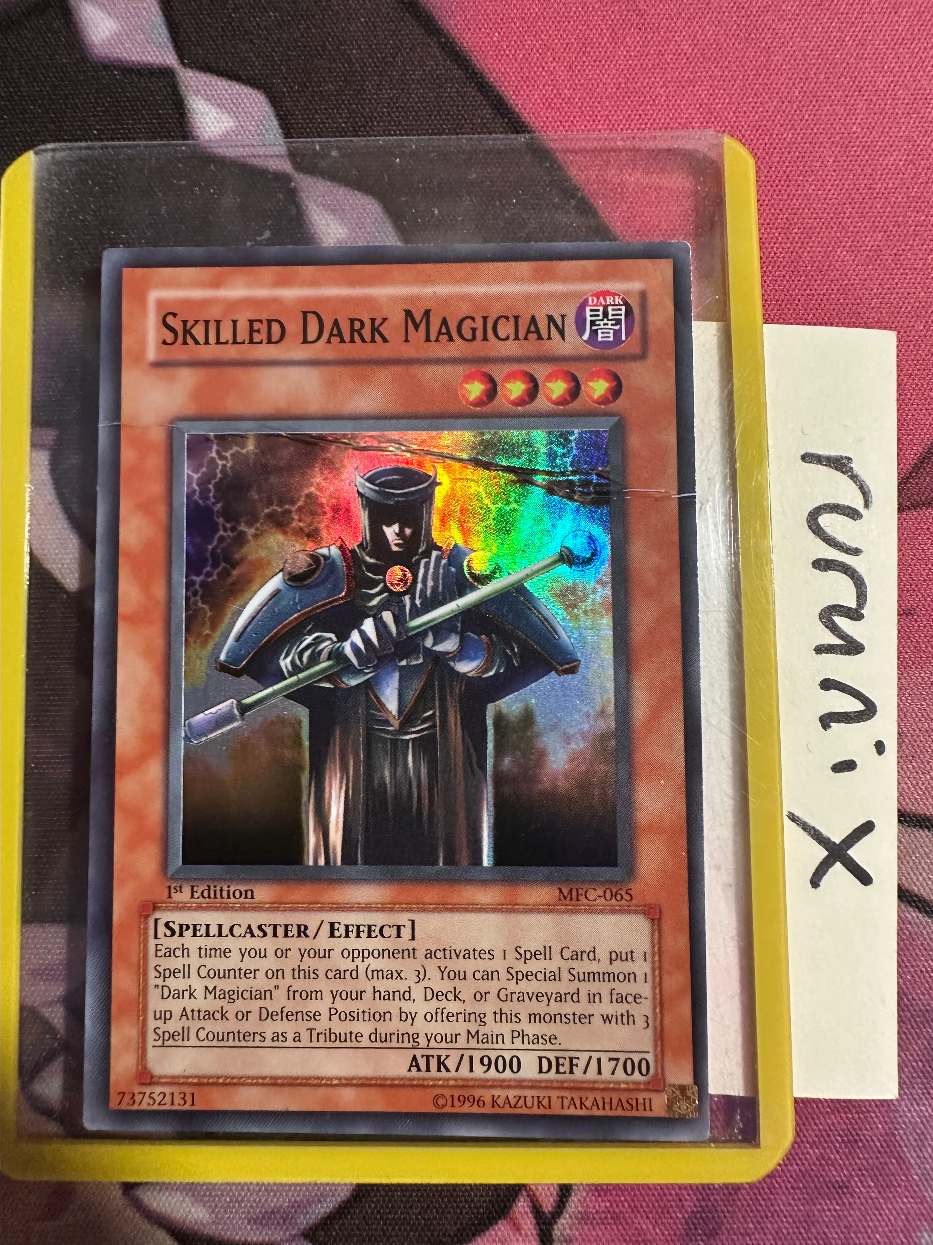 Damaged Yugioh 1st Ed Skilled Dark Magician MFC-065 Vintage Super Rare  Magician's Force (MFC)  Whatnot: Shop, Sell, Connect