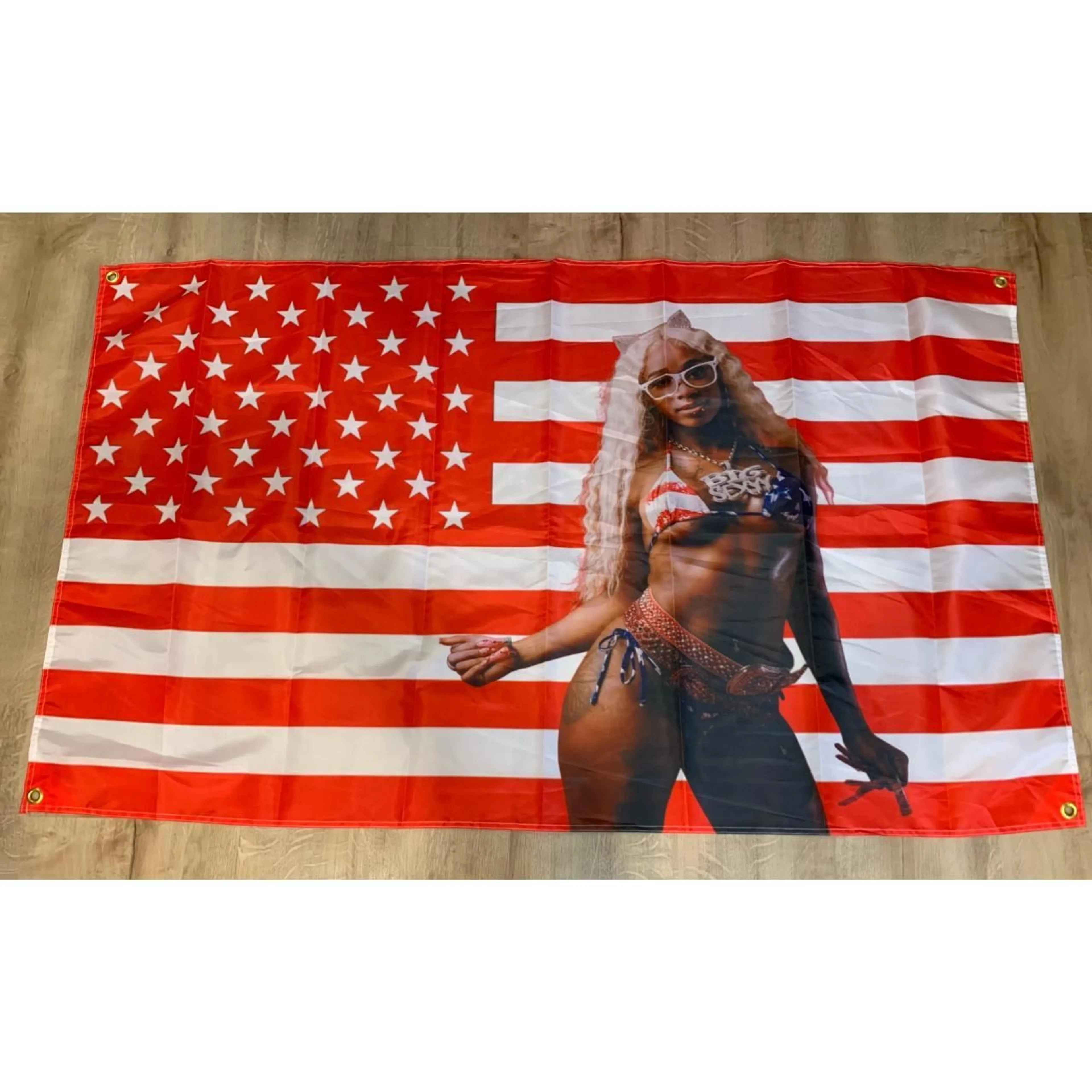 Sexyy Red, Big Sexyy Red American USA Flag HipHop Girls Pop Artist Tapestry  Wall Poster 3x5 Feet Flag Banner tapestry for your Man Cave · Whatnot: Buy,  Sell & Go Live