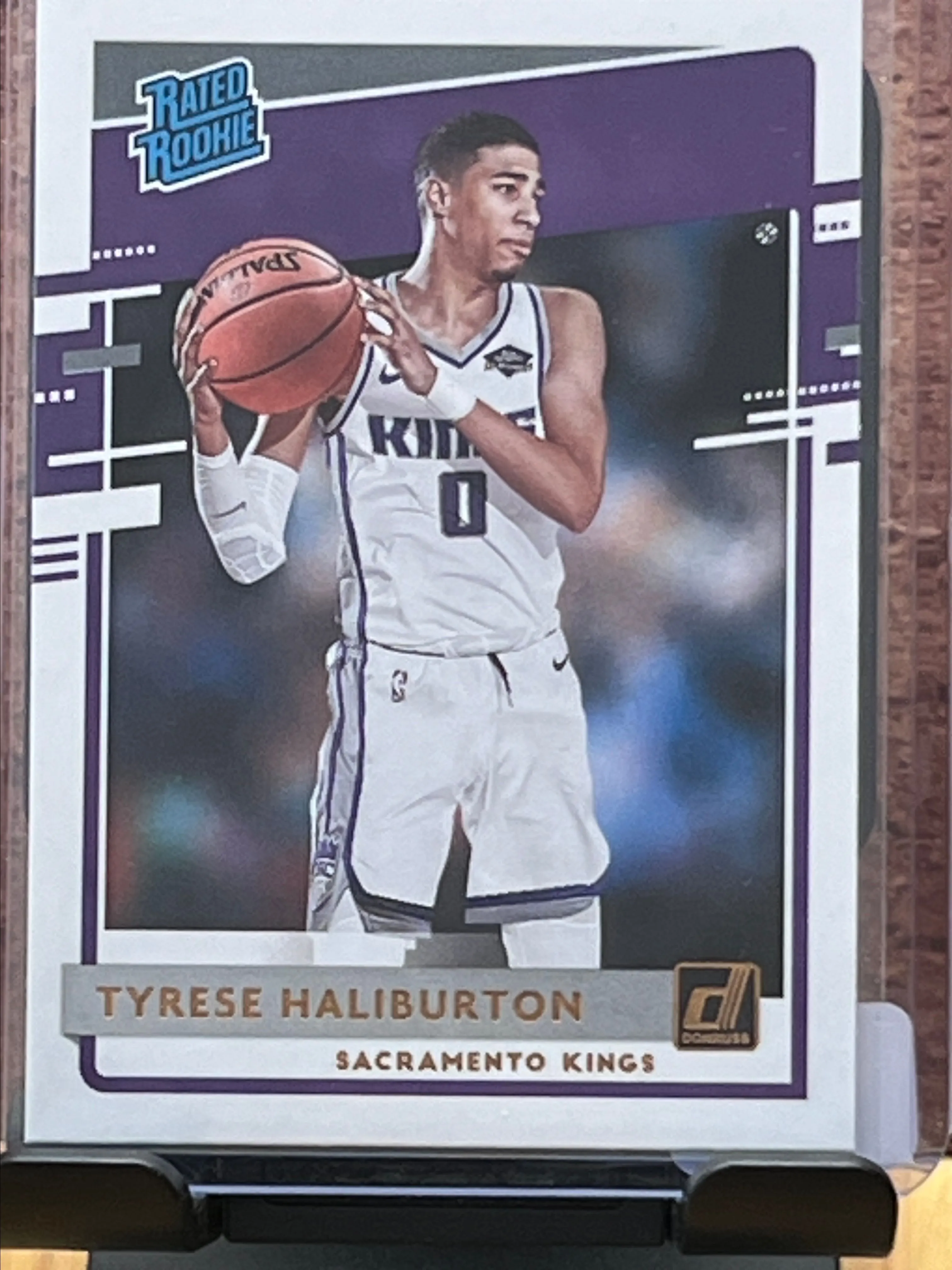 Product image for 2020-2021 Donruss Rated Rookie Tyrese Haliburton Rookie Card Pacers
