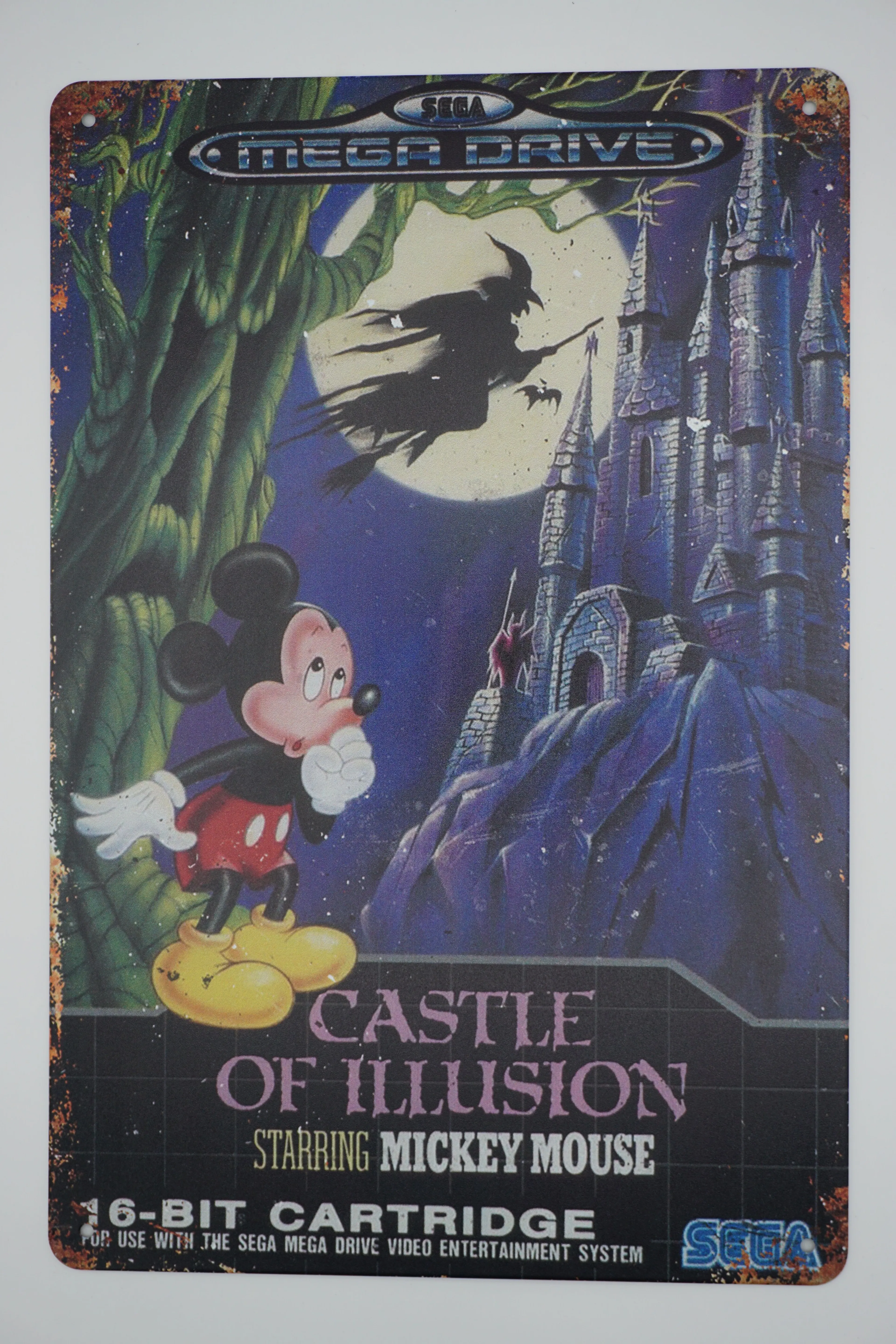 Product image for Castle Of Illusion staring Mickey Mouse - Metal Sign