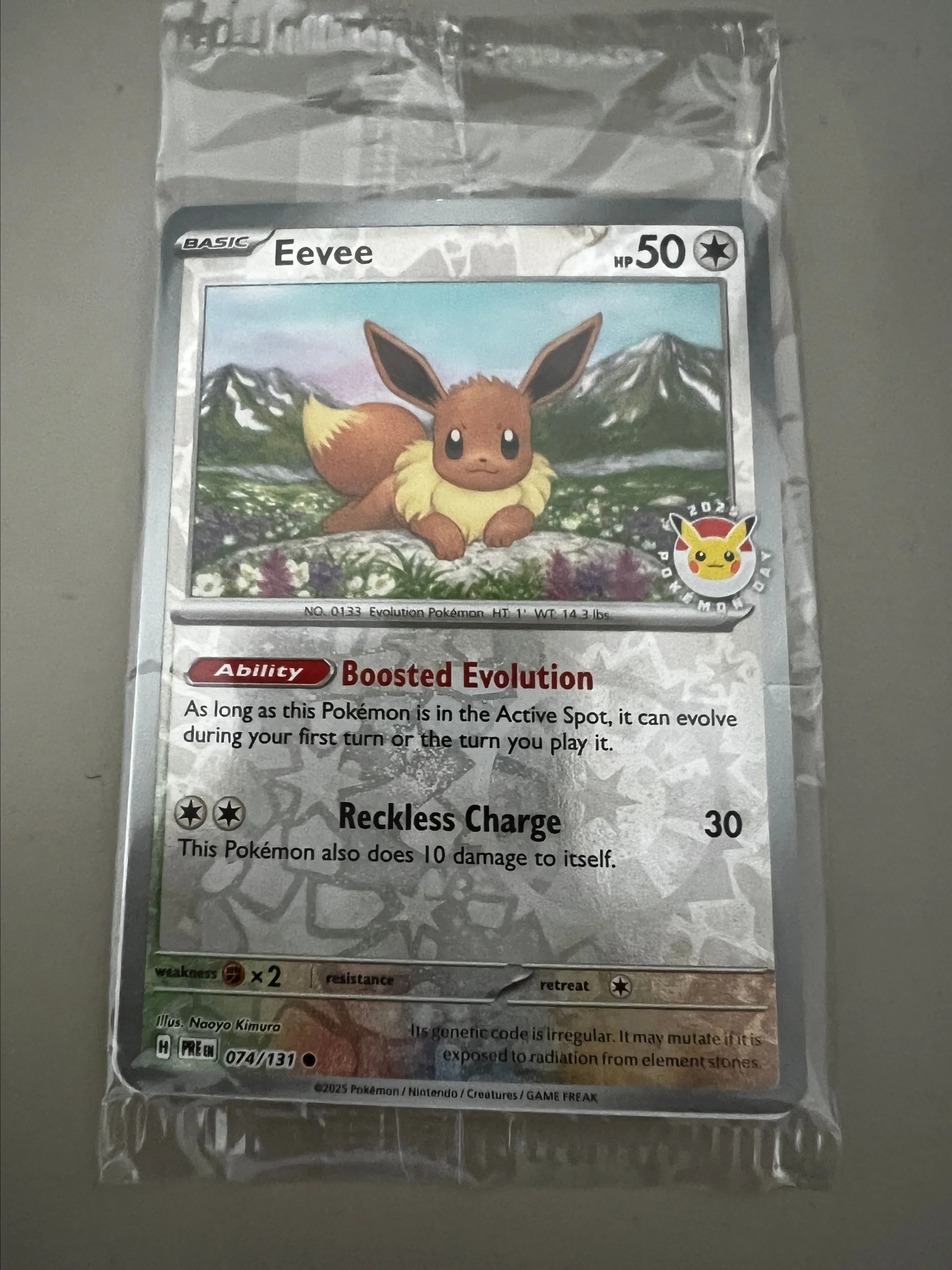 Eevee 074/131 Pokemon Day Stamped Promo Card 2025  Whatnot: Shop, Sell,  Connect