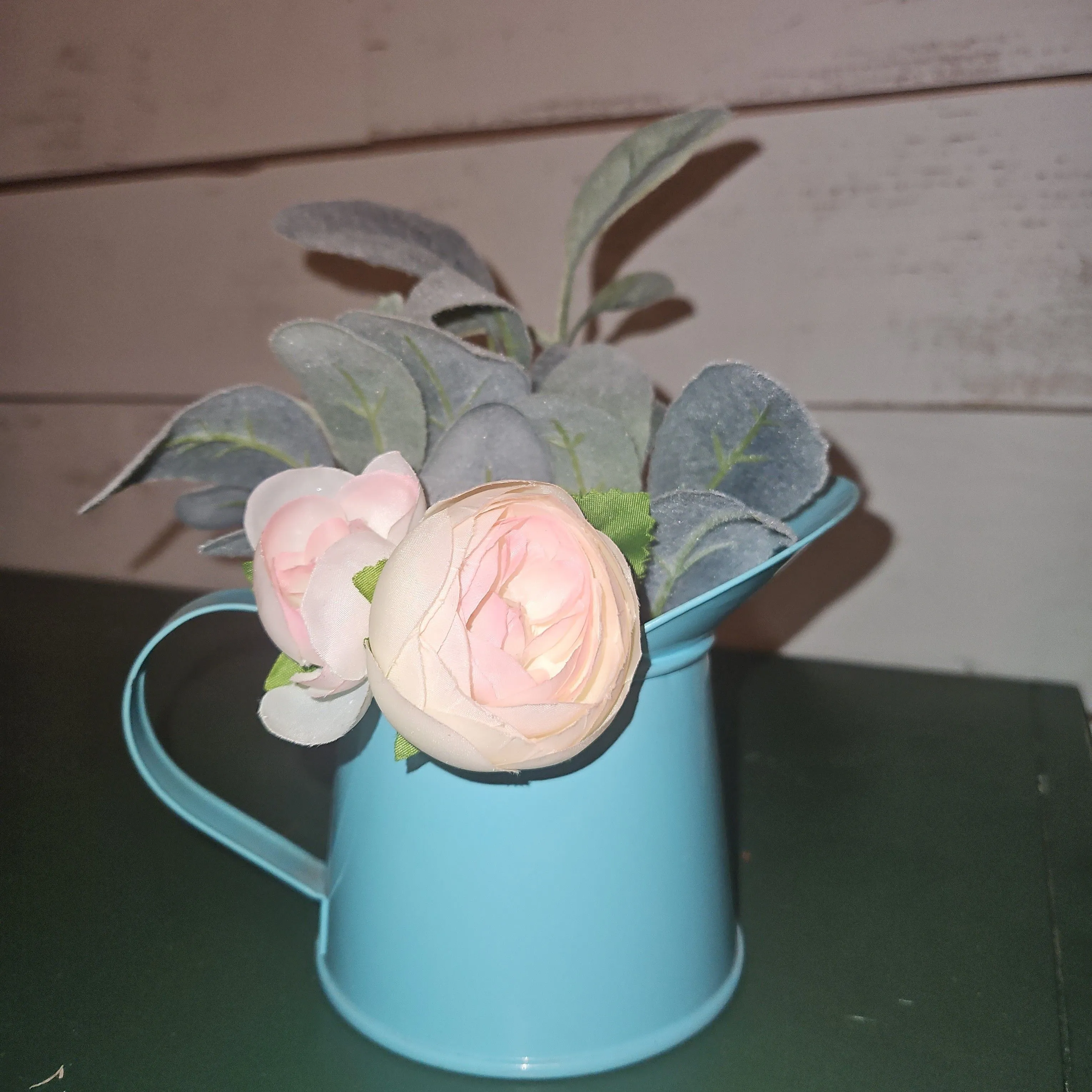 Product image for 17.  small blue galvanized water can