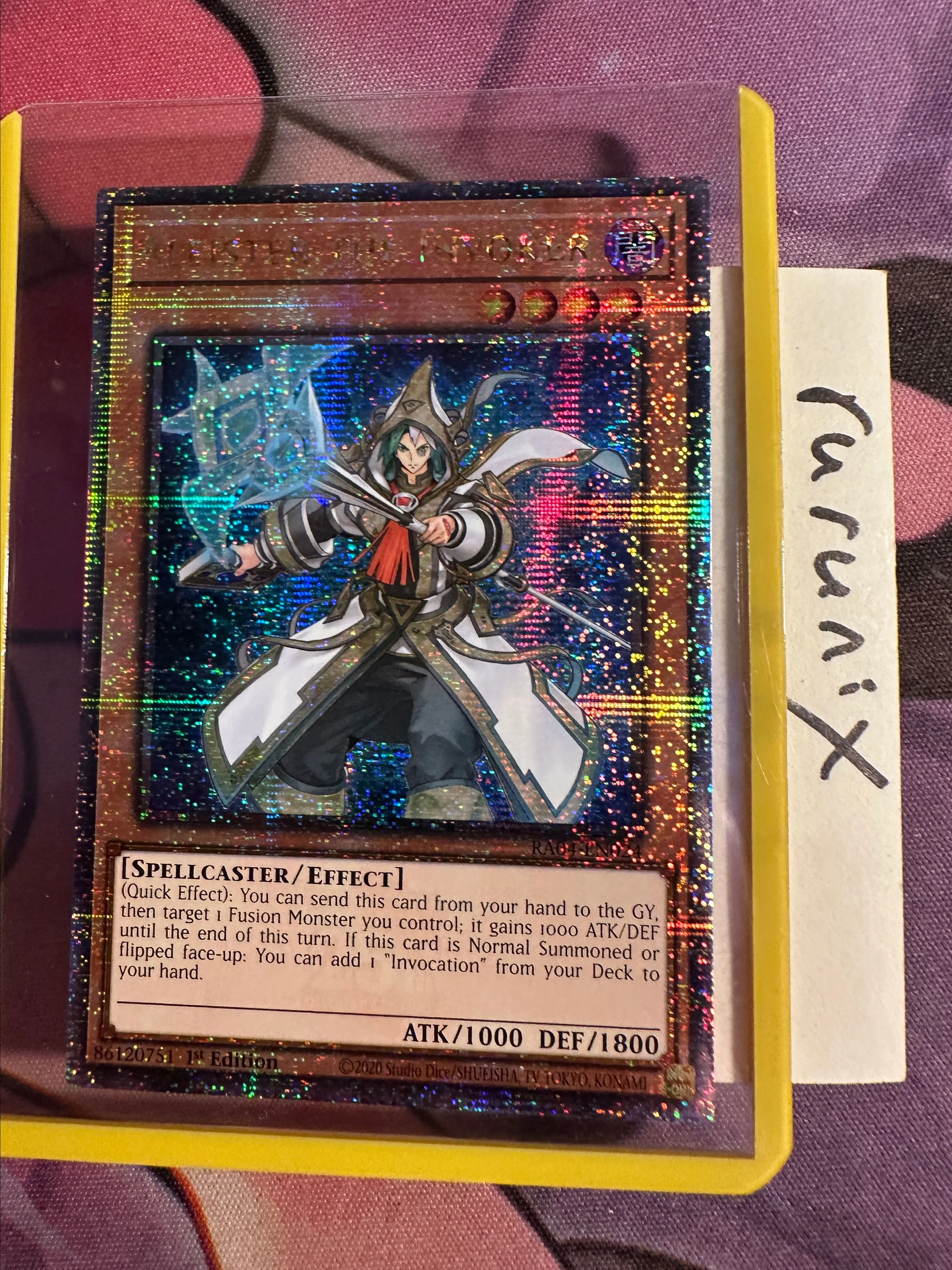 Yugioh Aleister the Invoker Alternate Art RA04-EN024 QCR Quarter Century  Secret Rare - Quarter Century Stampede  Whatnot: Shop, Sell, Connect