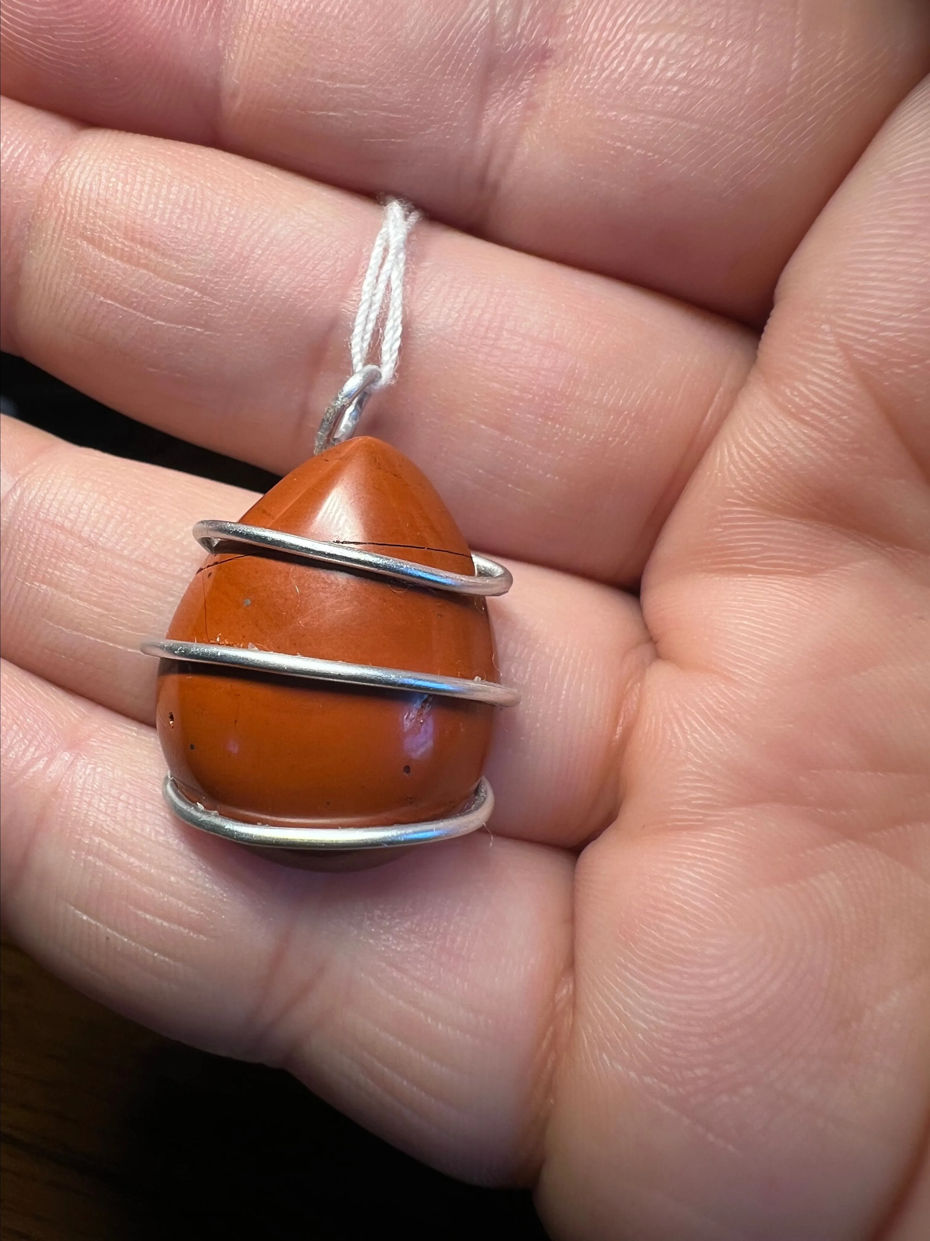 Product image for Red Jasper wire wrap