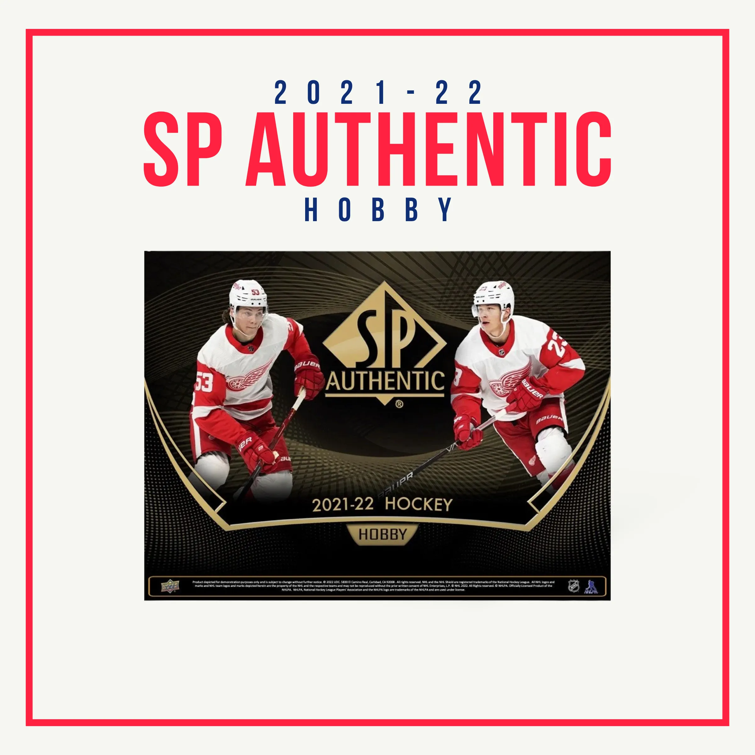 Product image for 2021-22 Upper Deck SP Authentic Hobby Box