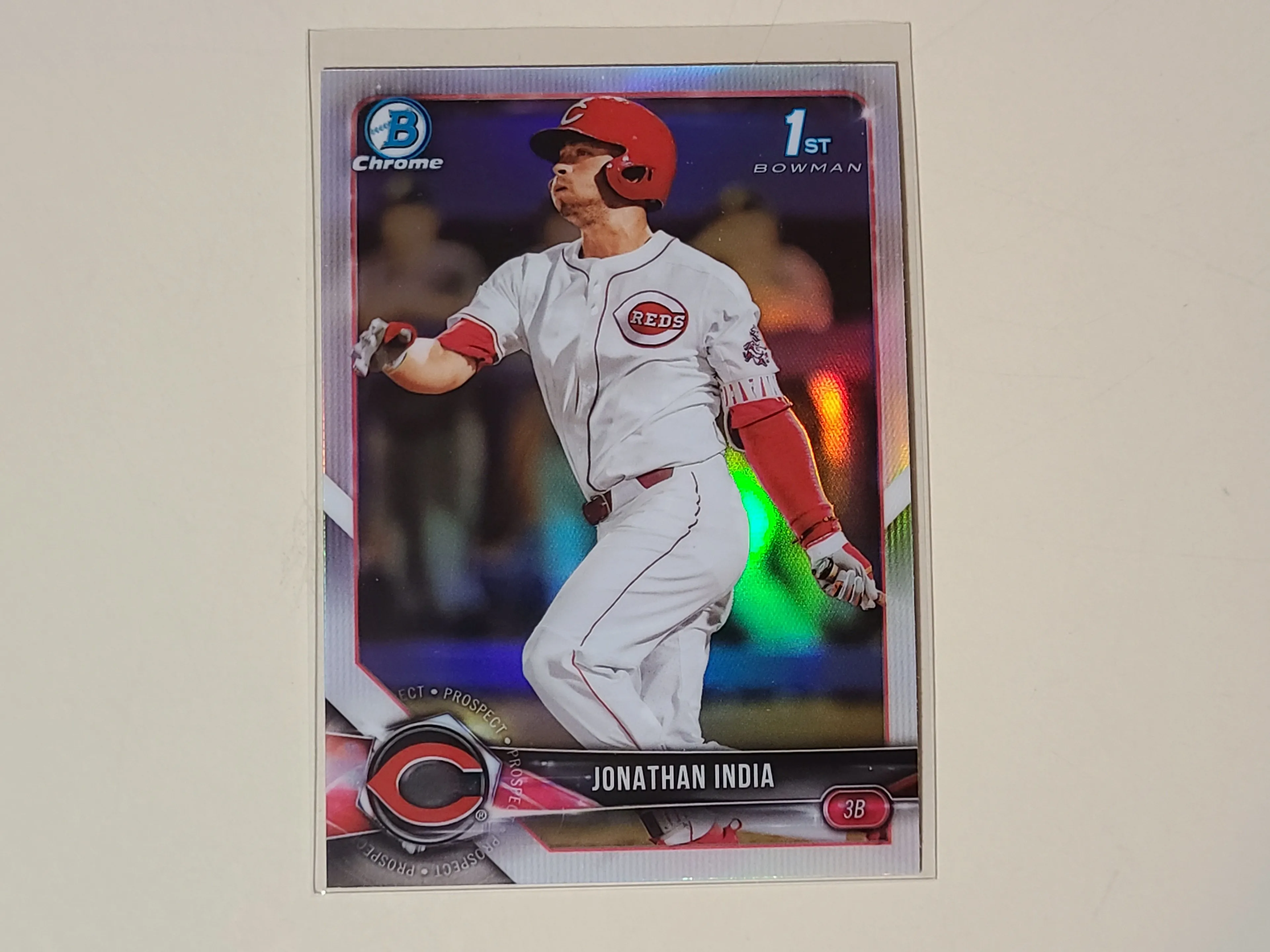 Product image for Jonathan India 2018 Bowman Chrome 1st Prospect Refractor