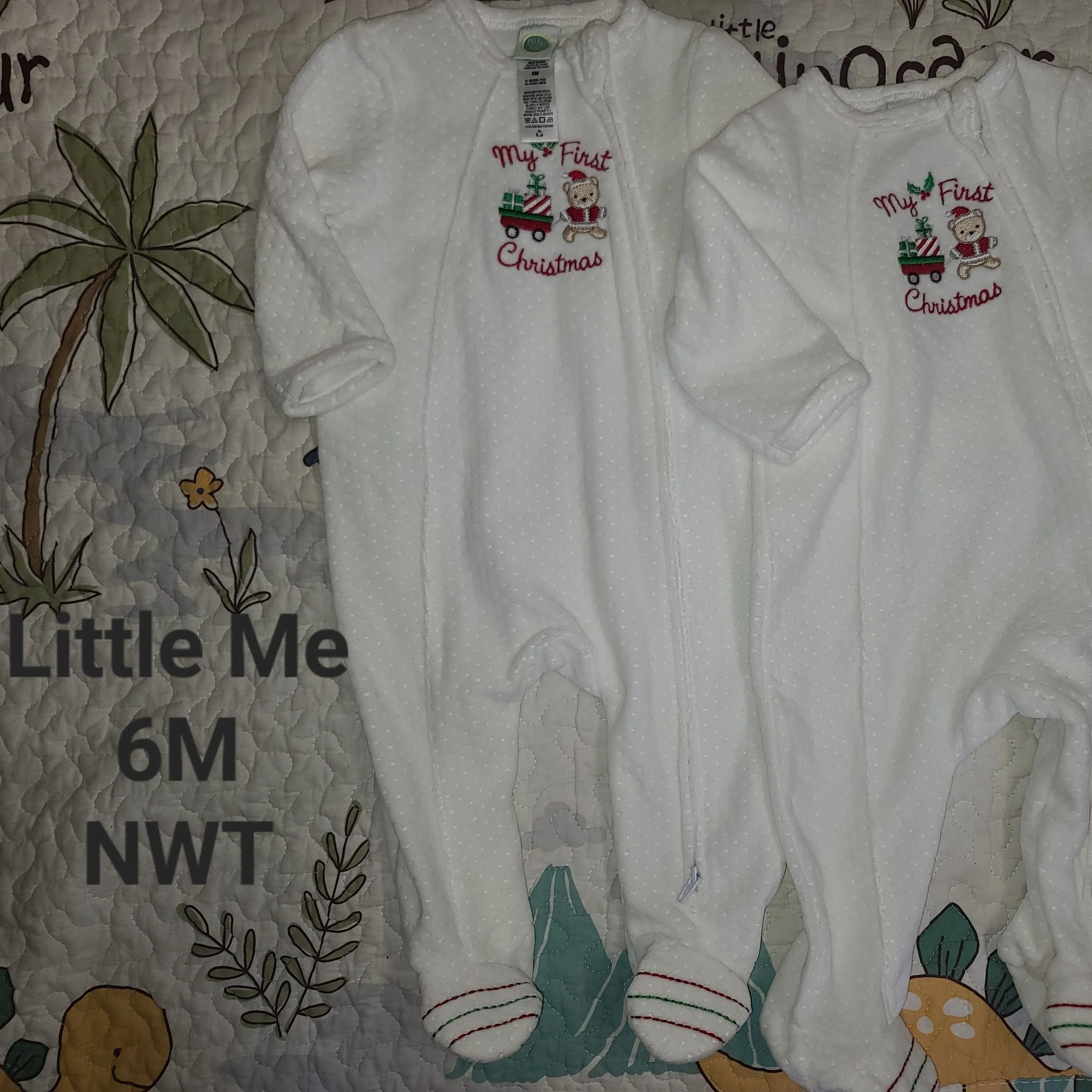 Product image for Little Me My 1st Christmas Sleeper 6m