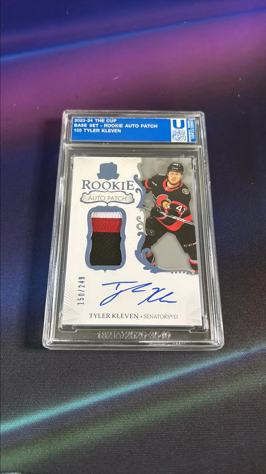 Product image for 2023-24 The Cup Hockey Tyler Kleven RPA /249 Slab