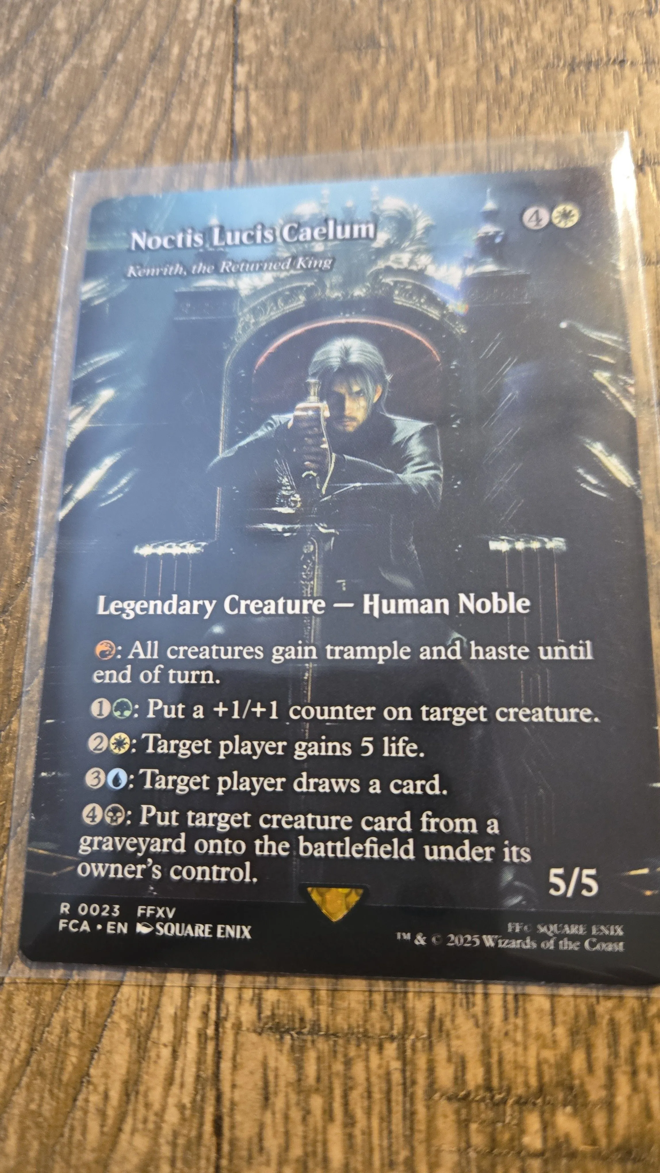 Product image for mtg Final fantasy Noctis Lucis Caelum - Kenrith, the Returned King (Showcase