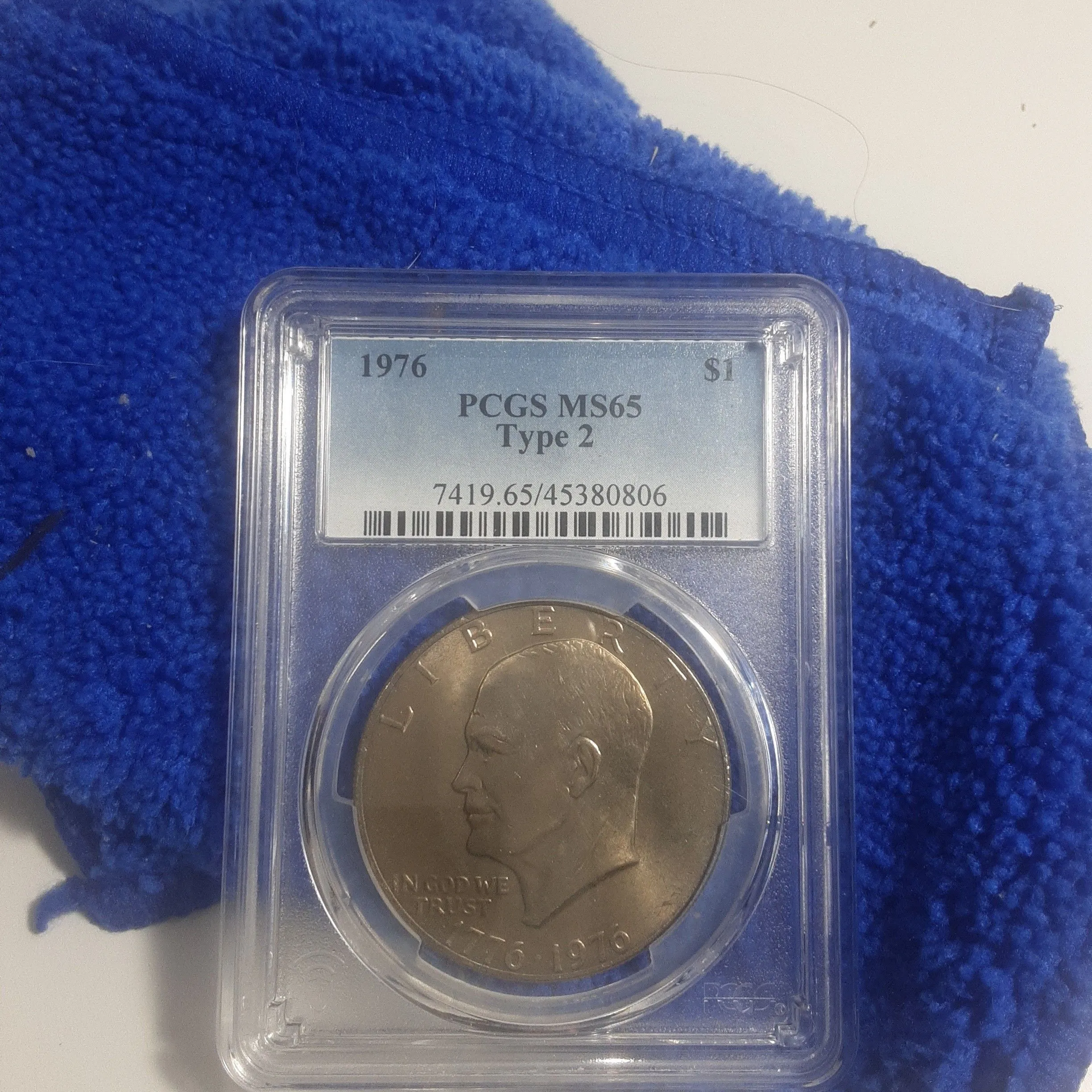 Product image for 1976 $1 Type 2 MS65 PCGS
