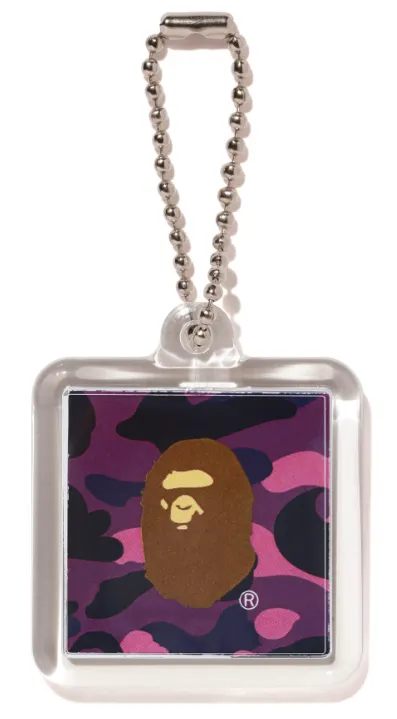 Product image for Accessory - Bape Camo Keychain Purple Camo