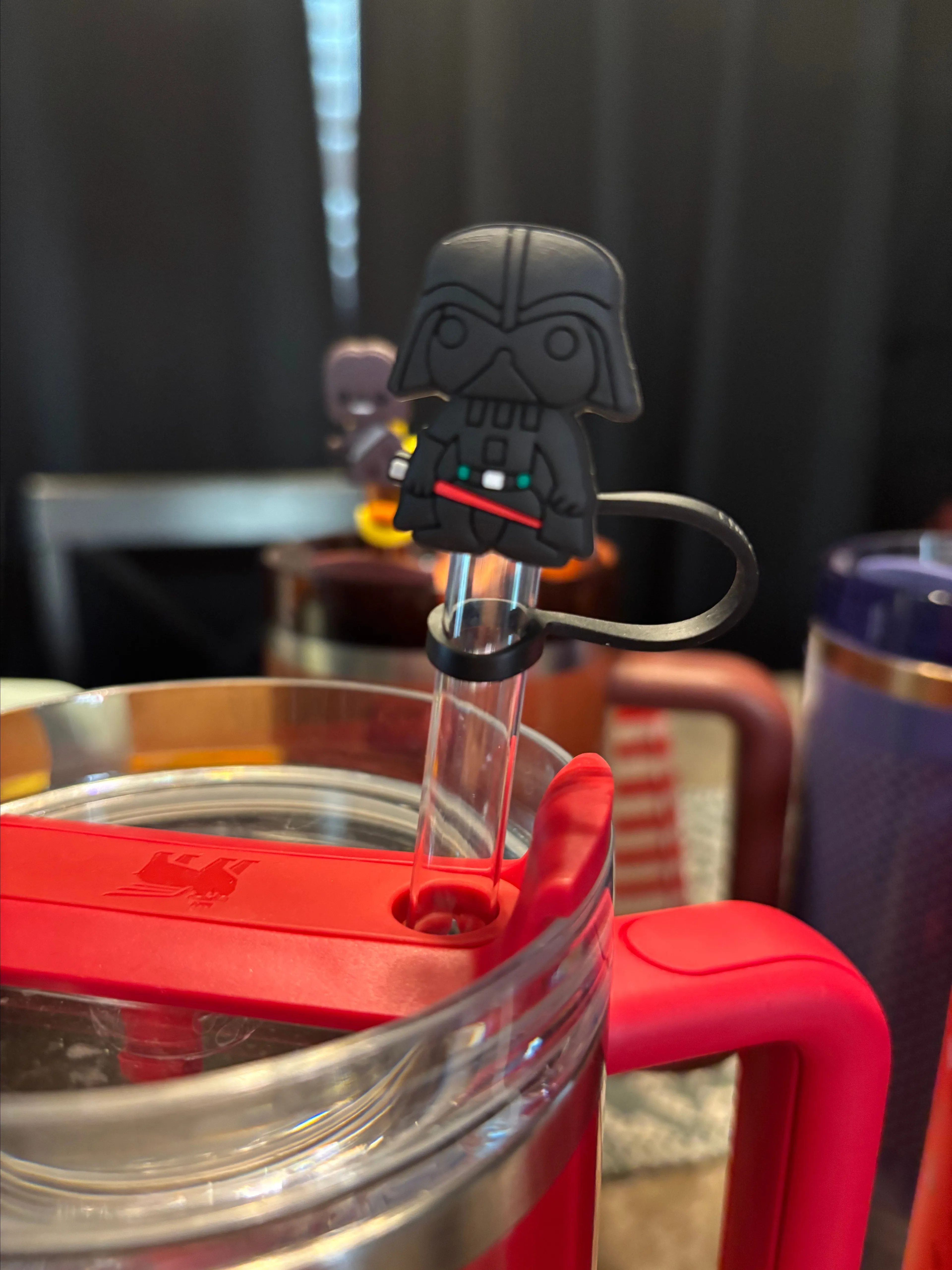 Product image for Darth Vader straw topper
