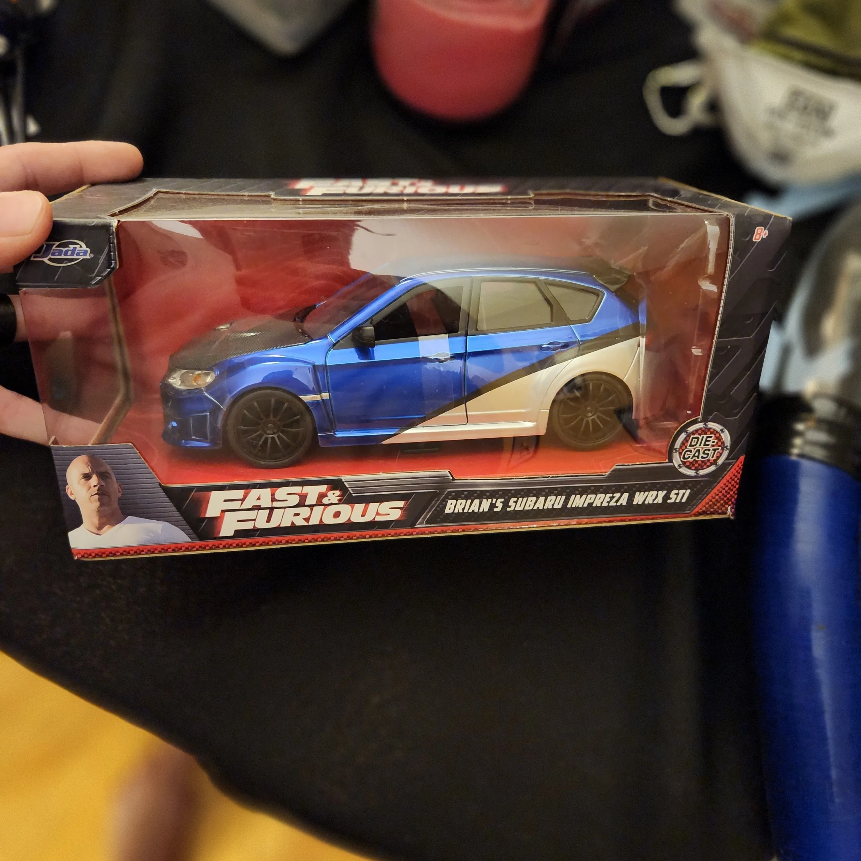 Product image for 1:24 scale fast and furious Subaru WRX STI